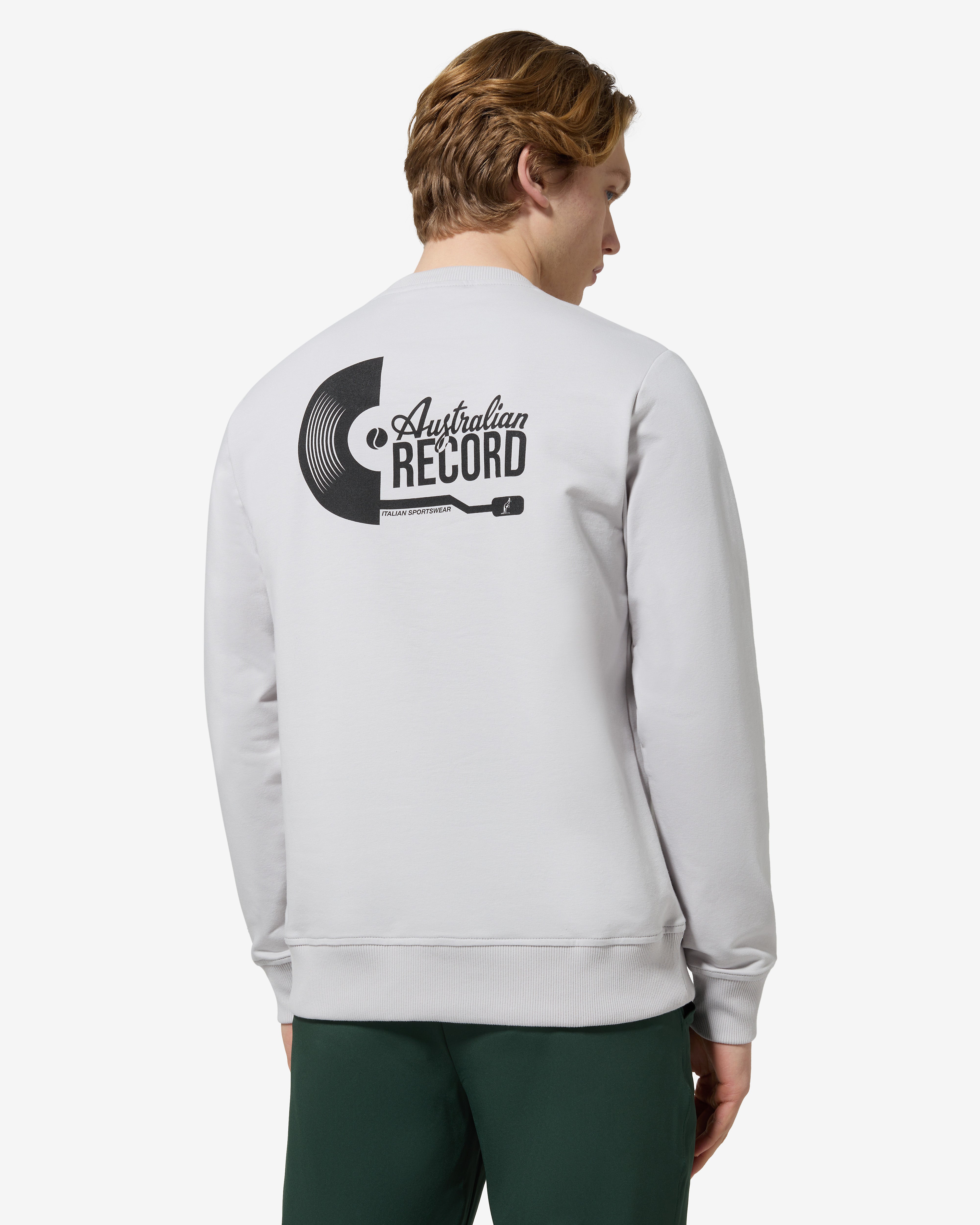 australian-record-crewneck-felpa-girocollo-cenere image 5
