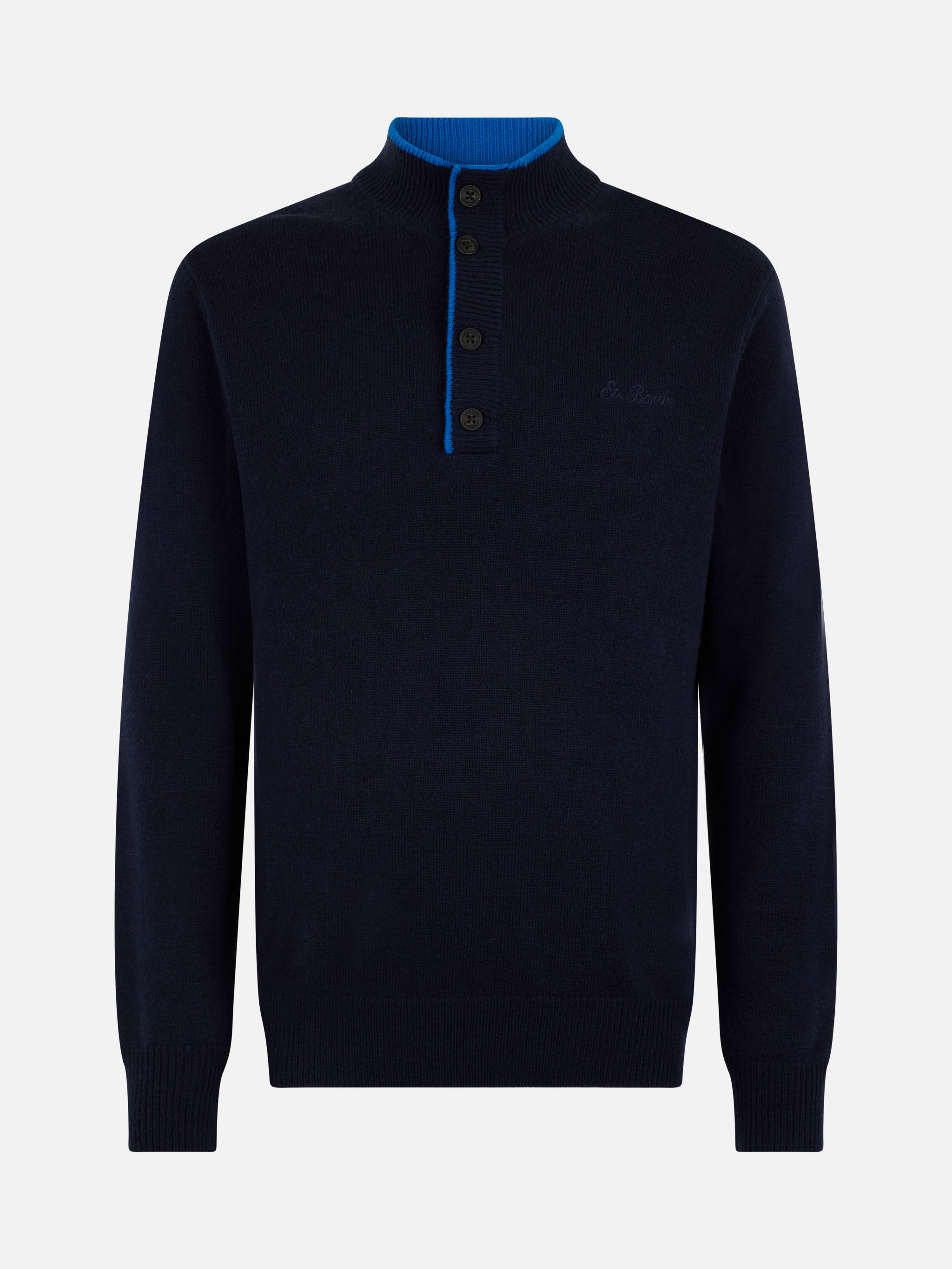 mc2-saint-barth-maglione-polo-blu-navy-uomo-in-blended-cashmere-mod-dora001 image 4