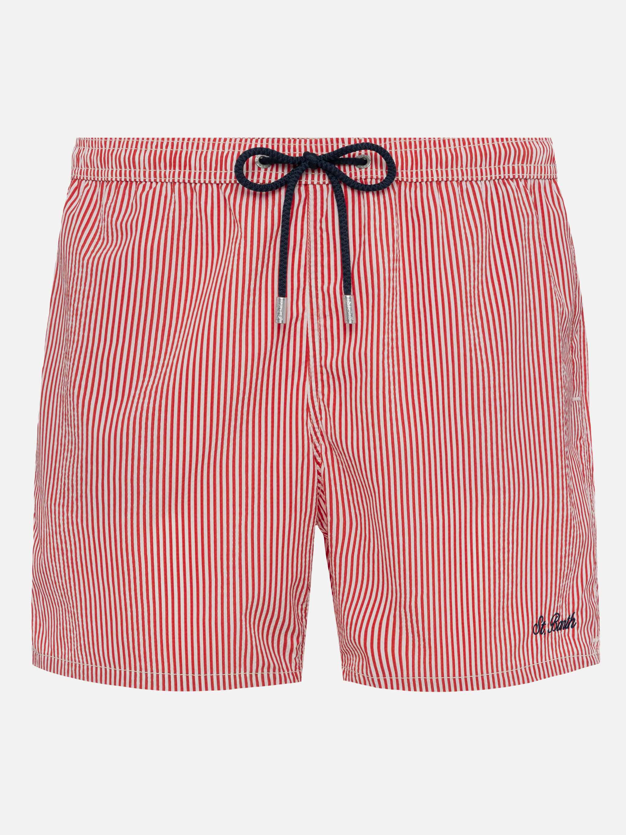 mc2-saint-barth-costume-patmos-uomo-seersucker-righe-rosse image 1