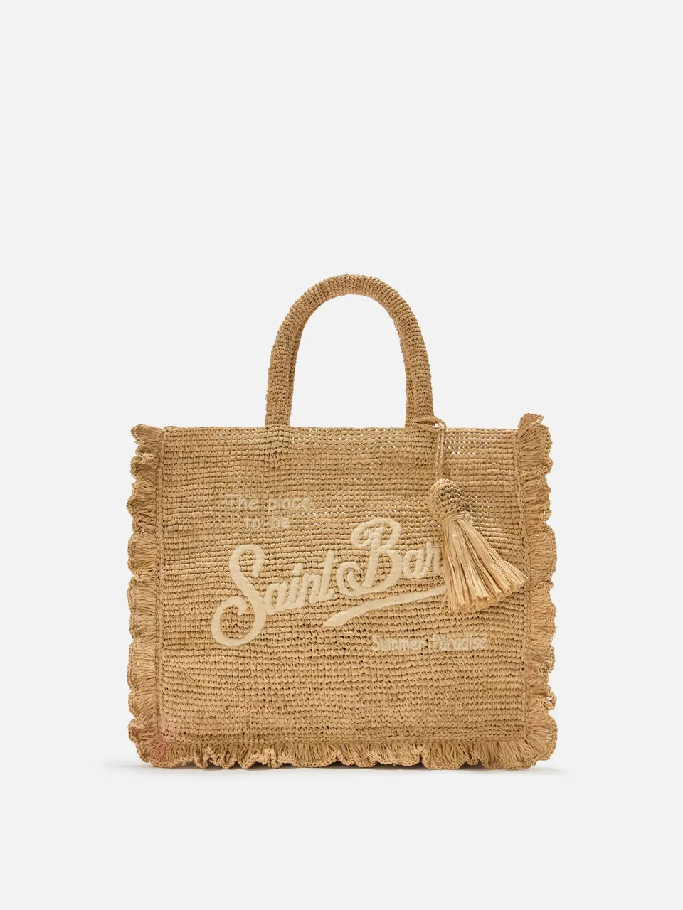 mc2-saint-barth-volant-medium-borsa-in-raffia-naturale-con-logo-ricamato image 1