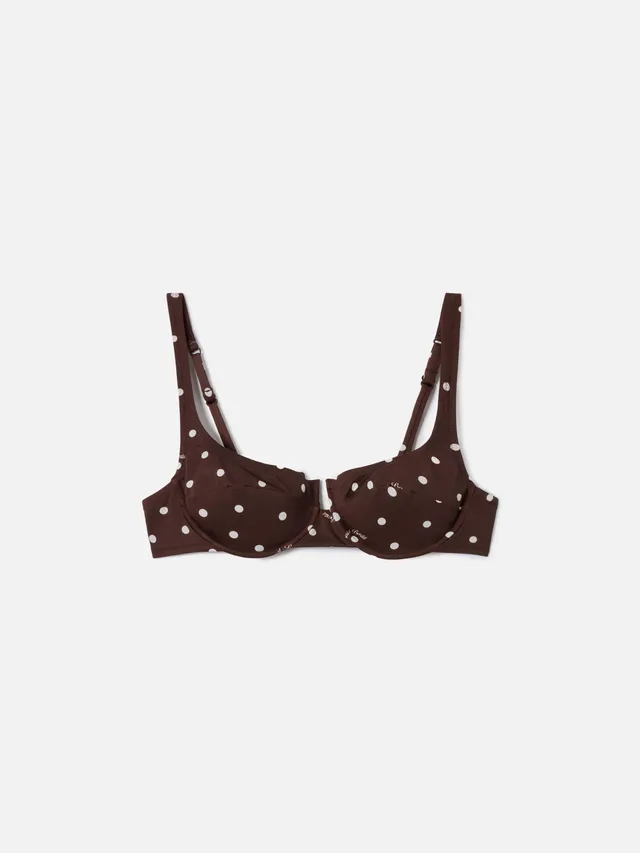 mc2-saint-barth-top-bikini-amira-balconette-con-stampa-a-pois image 1