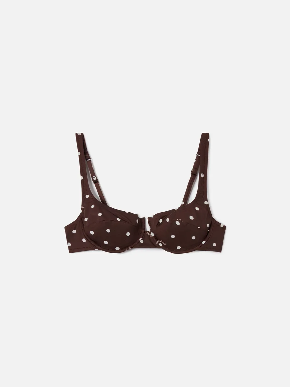 mc2-saint-barth-top-bikini-amira-balconette-con-stampa-a-pois image 1
