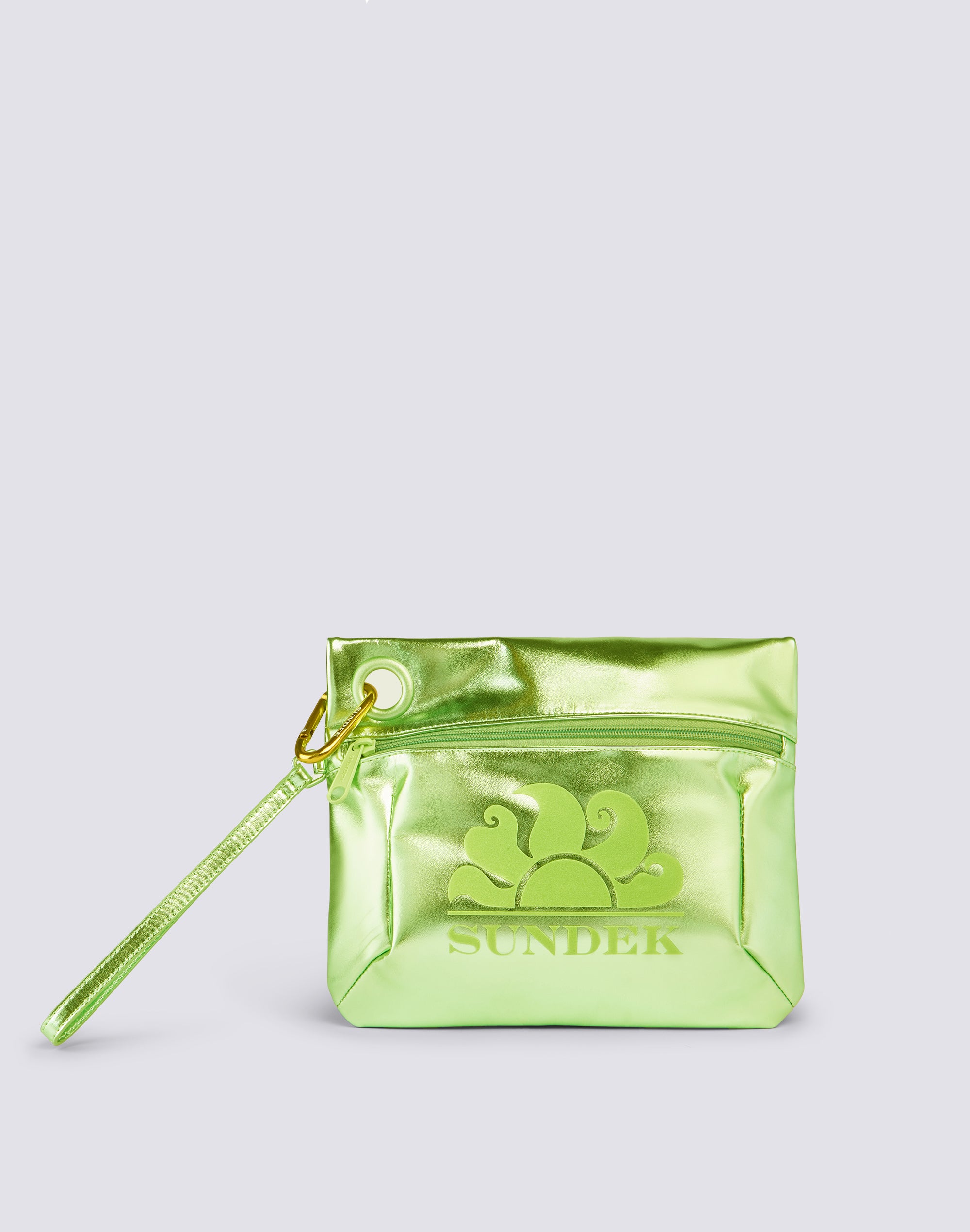 sundek-goldenwave-borsa-clutch-laminata-con-logo-22x27-cm image 1