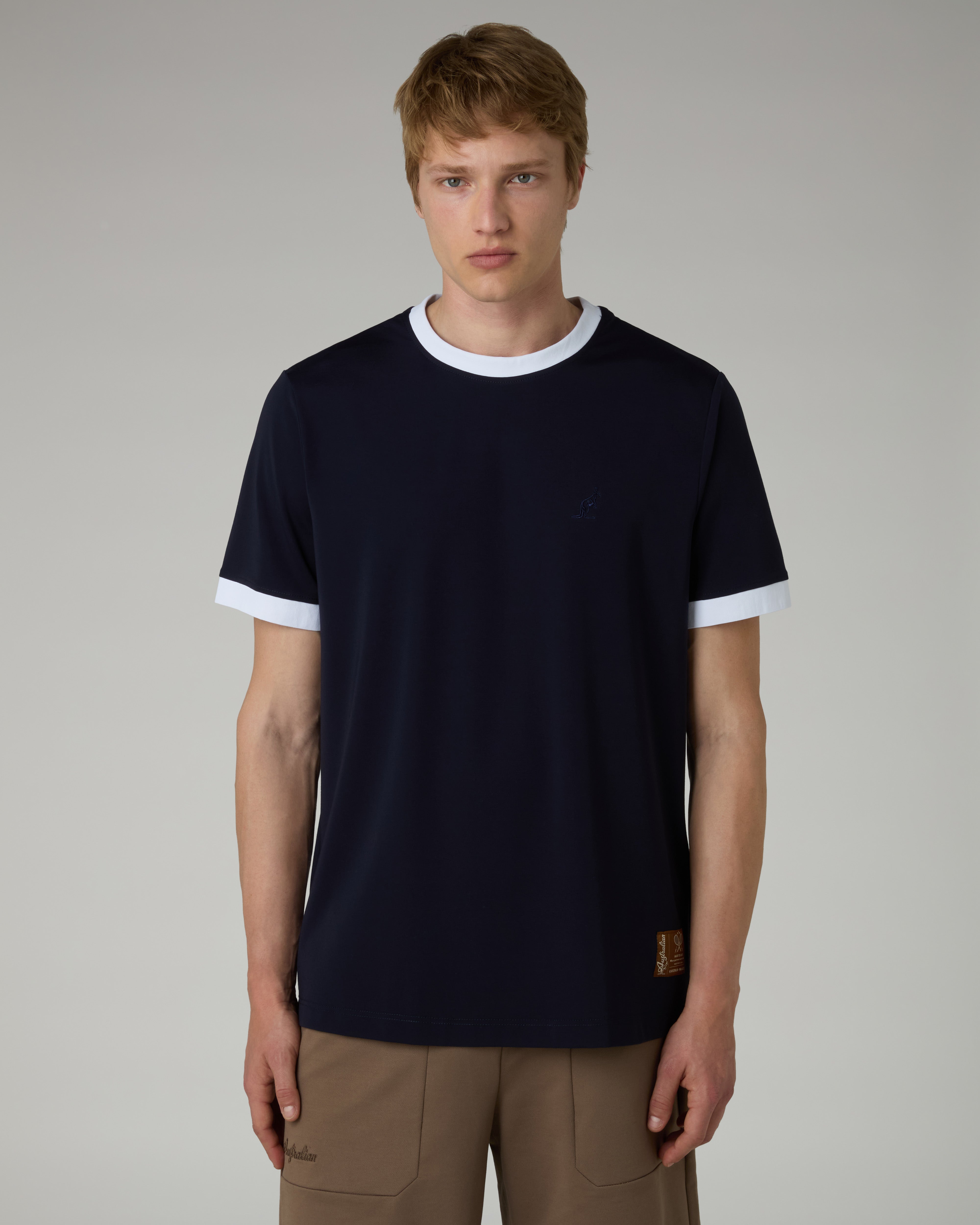 australian-flowline-t-shirt-eclipse-blue-interlock image 1
