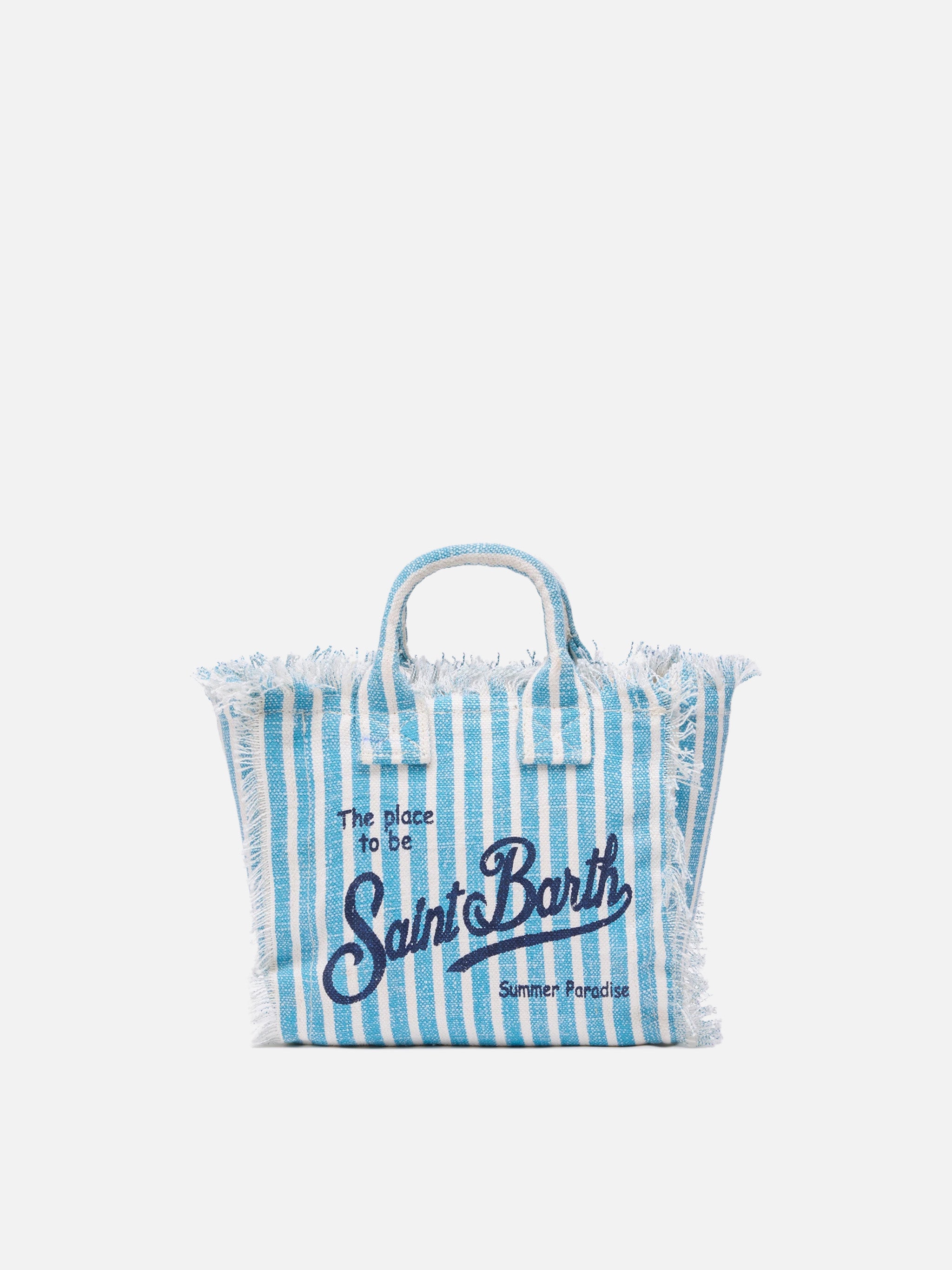 mc2-saint-barth-mini-vanity-borsa-100-lino-stampa-a-righe-azzurre-18x16x7-cm image 1