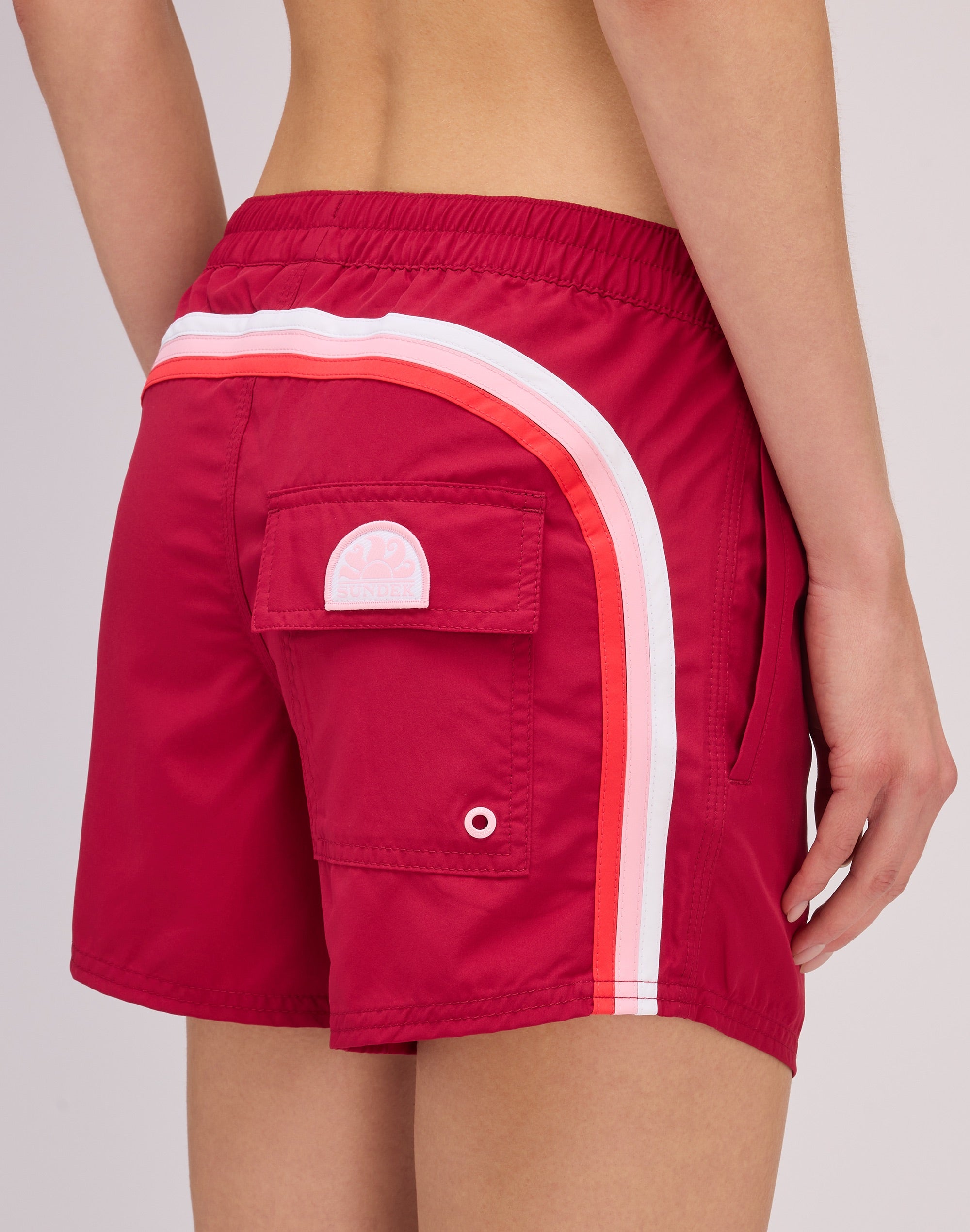 sundek-coast-w539bdrt300-pantaloncino-mare-donna-media-lunghezza-repreve image 3