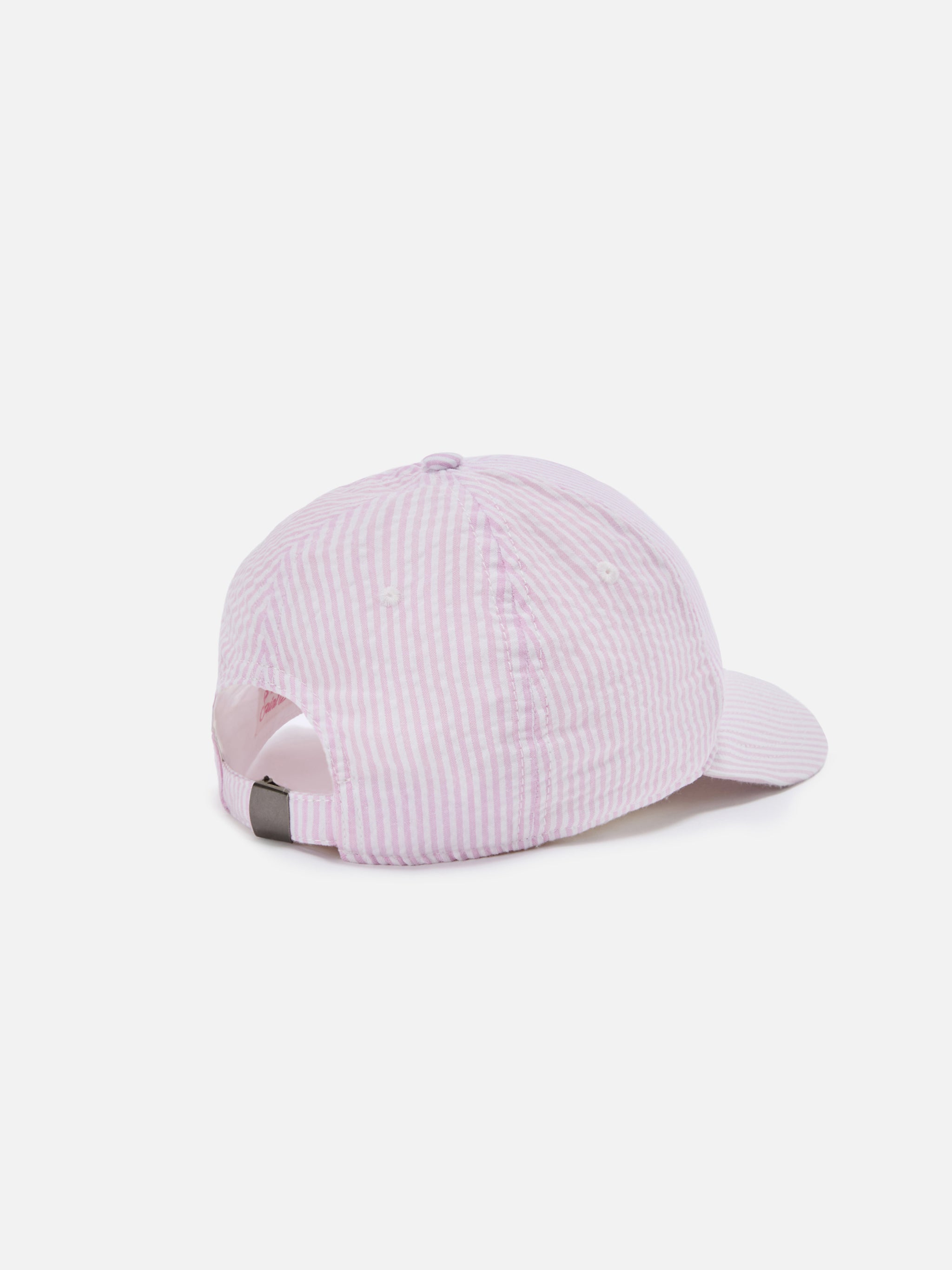 mc2-saint-barth-patmos-cappellino-baseball-con-visiera-in-cotone-seersucker-a-ri image 3
