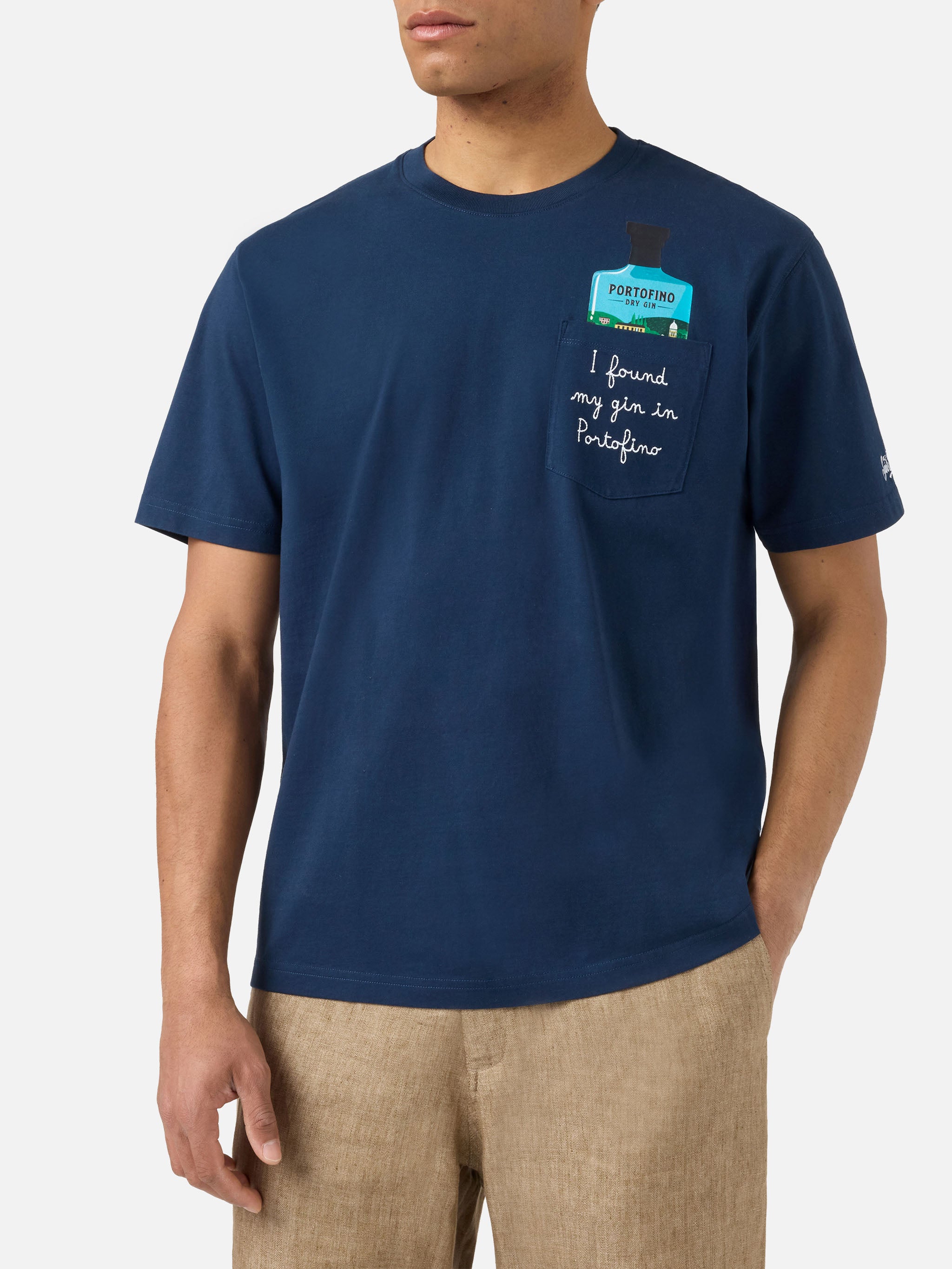 mc2-saint-barth-t-shirt-austin-uomo-blu-i-found-my-gin-in-portofino-special-edit image 3