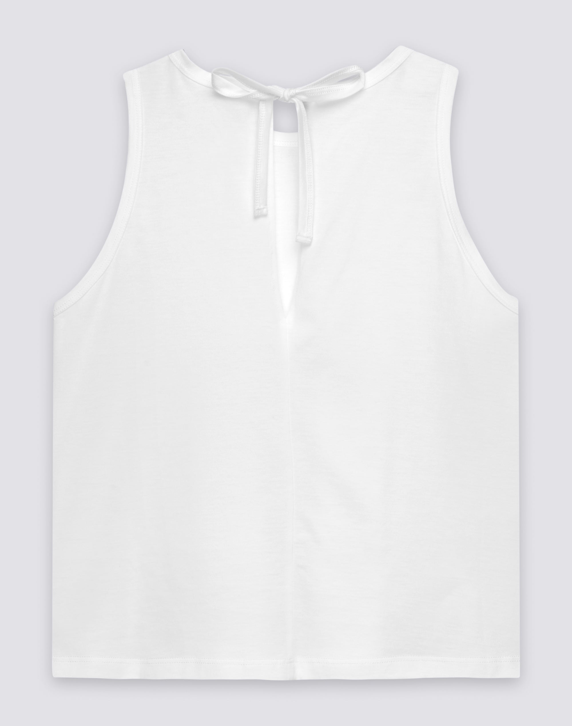 sundek-canotta-donna-crop-boxy-fit-con-laccio-schiena image 2