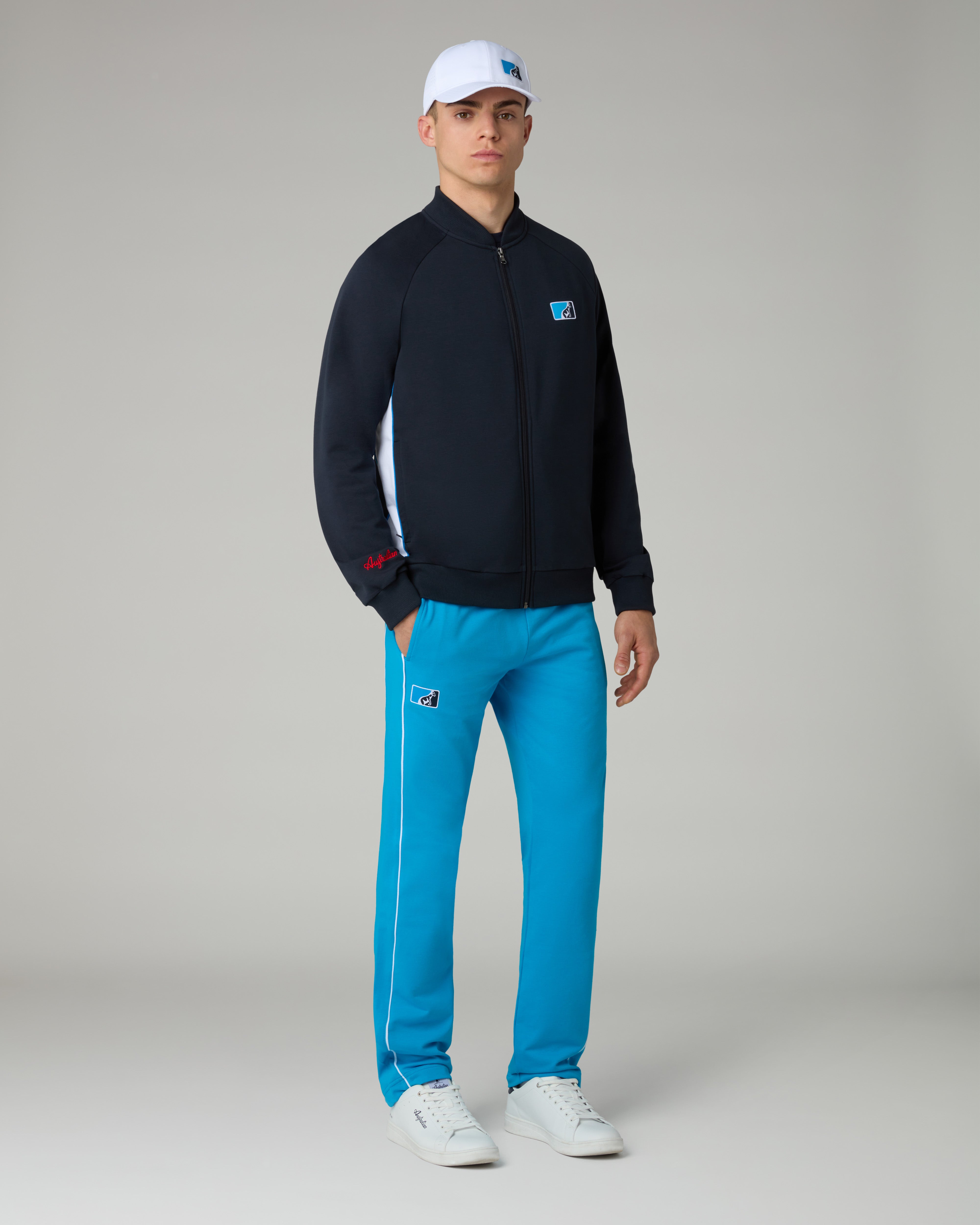 australian-league-track-pant-pantalone-felpa-con-piping-contrasto image 2