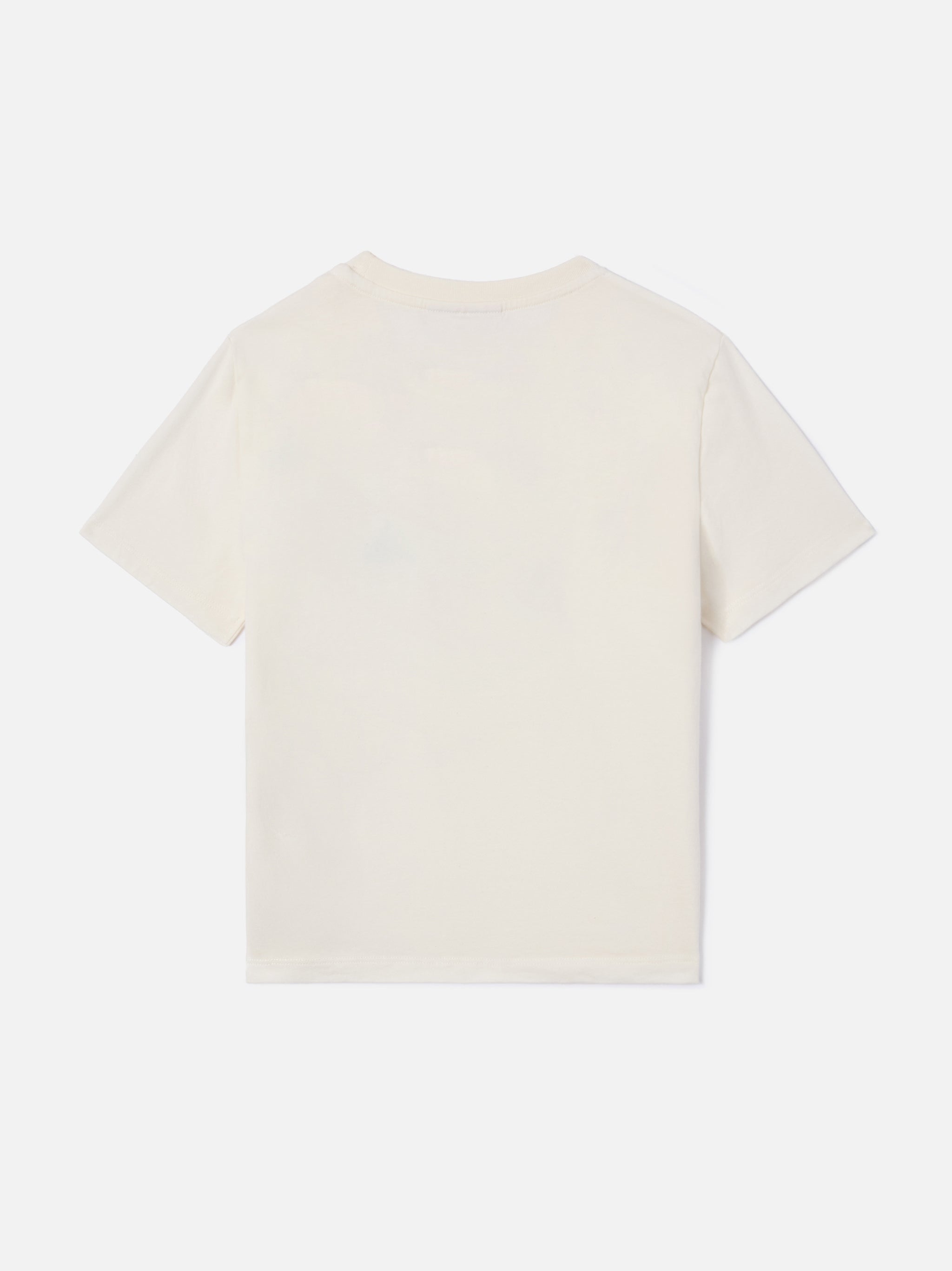 mc2-saint-barth-t-shirt-elly-bambina-in-cotone-panna-con-stampa-snoopy-e-fiocco- image 3