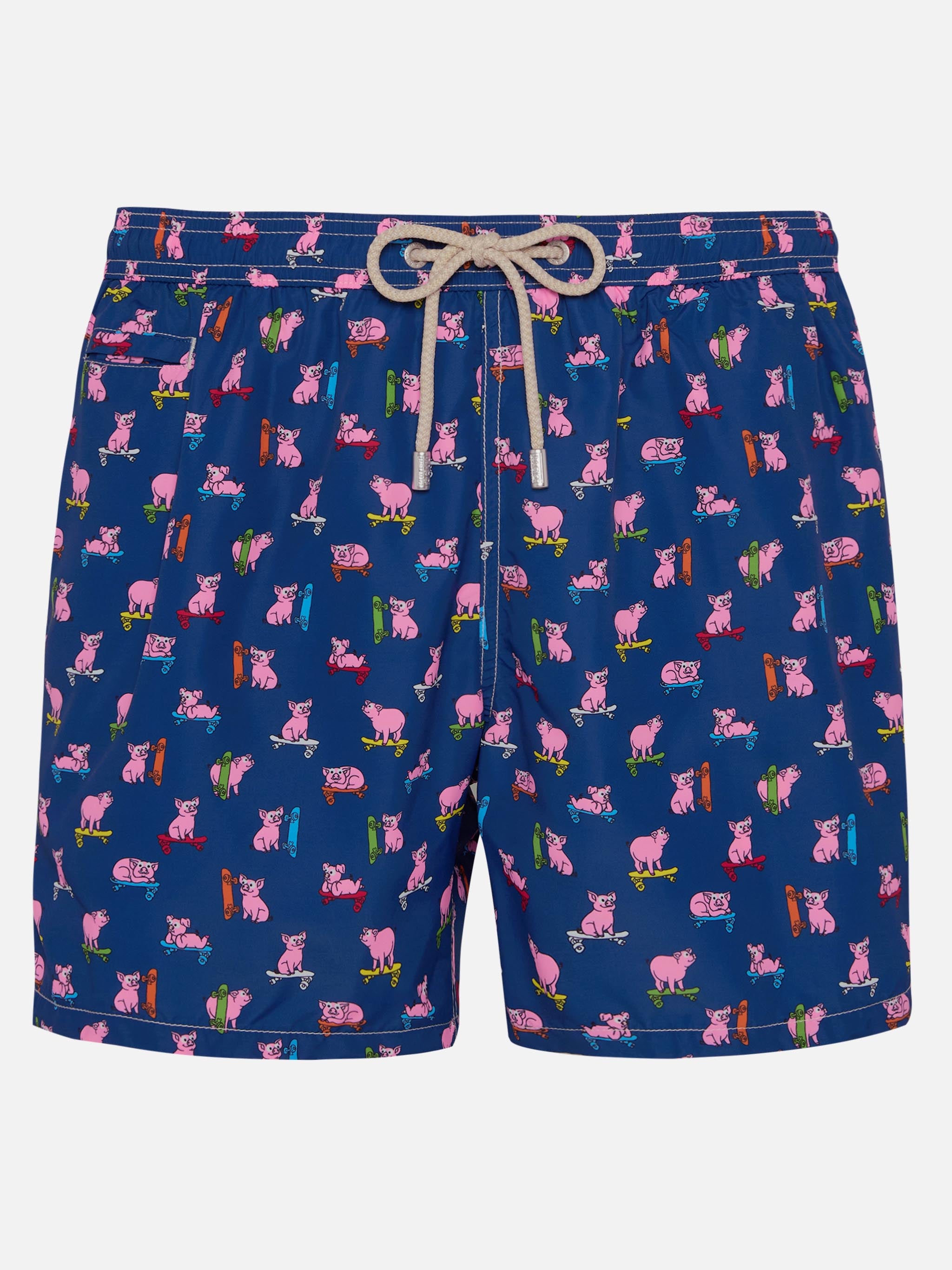 mc2-saint-barth-lighting-costume-mare-uomo-blu-stampa-maialini-skater image 1