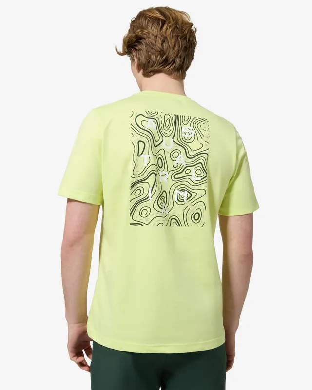 australian-topographic-t-shirt-lime-cotone-regular-fit-made-in-italy image 1