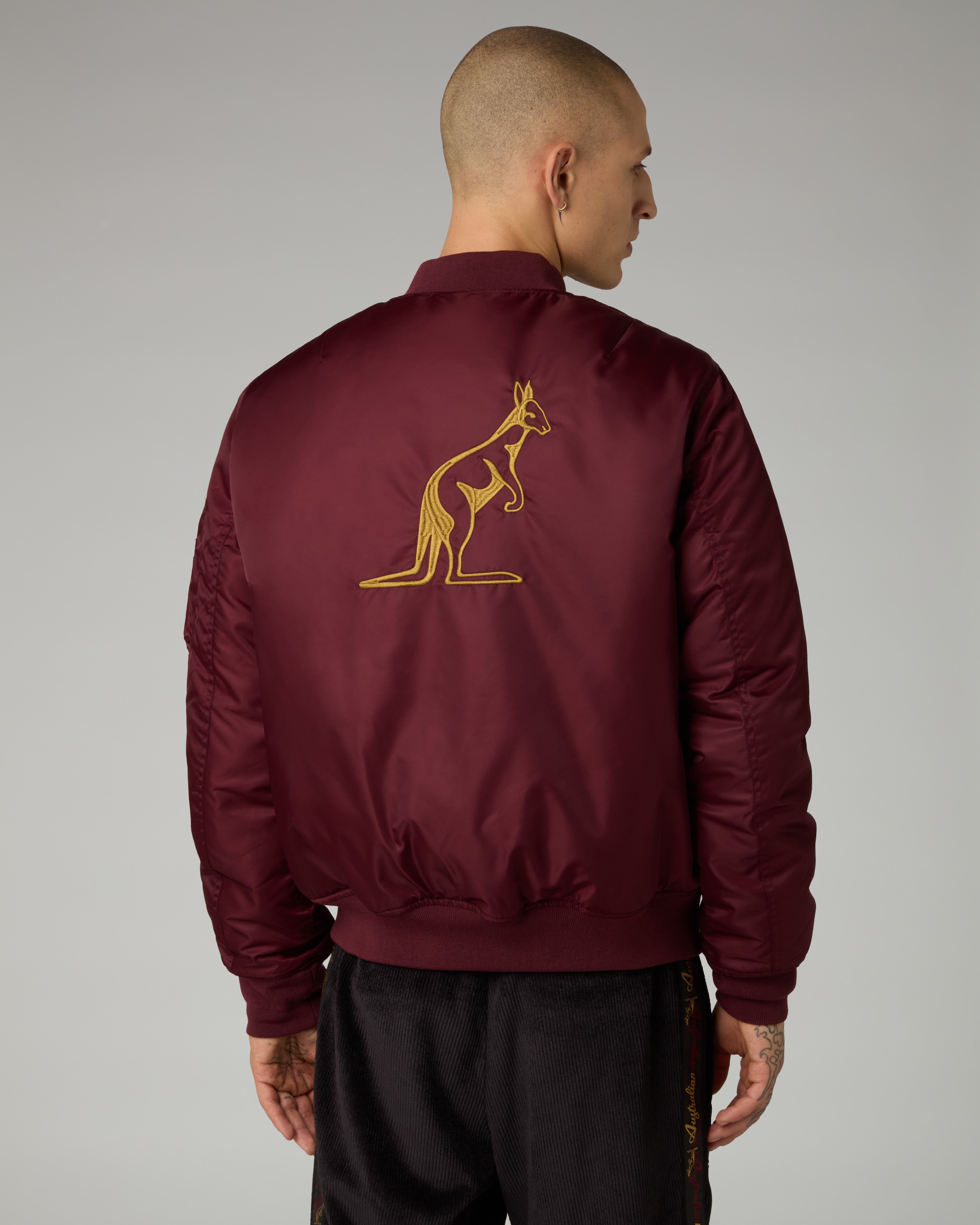 australian-archive-bomber-jacket-giubbotto-in-nylon-twill image 2