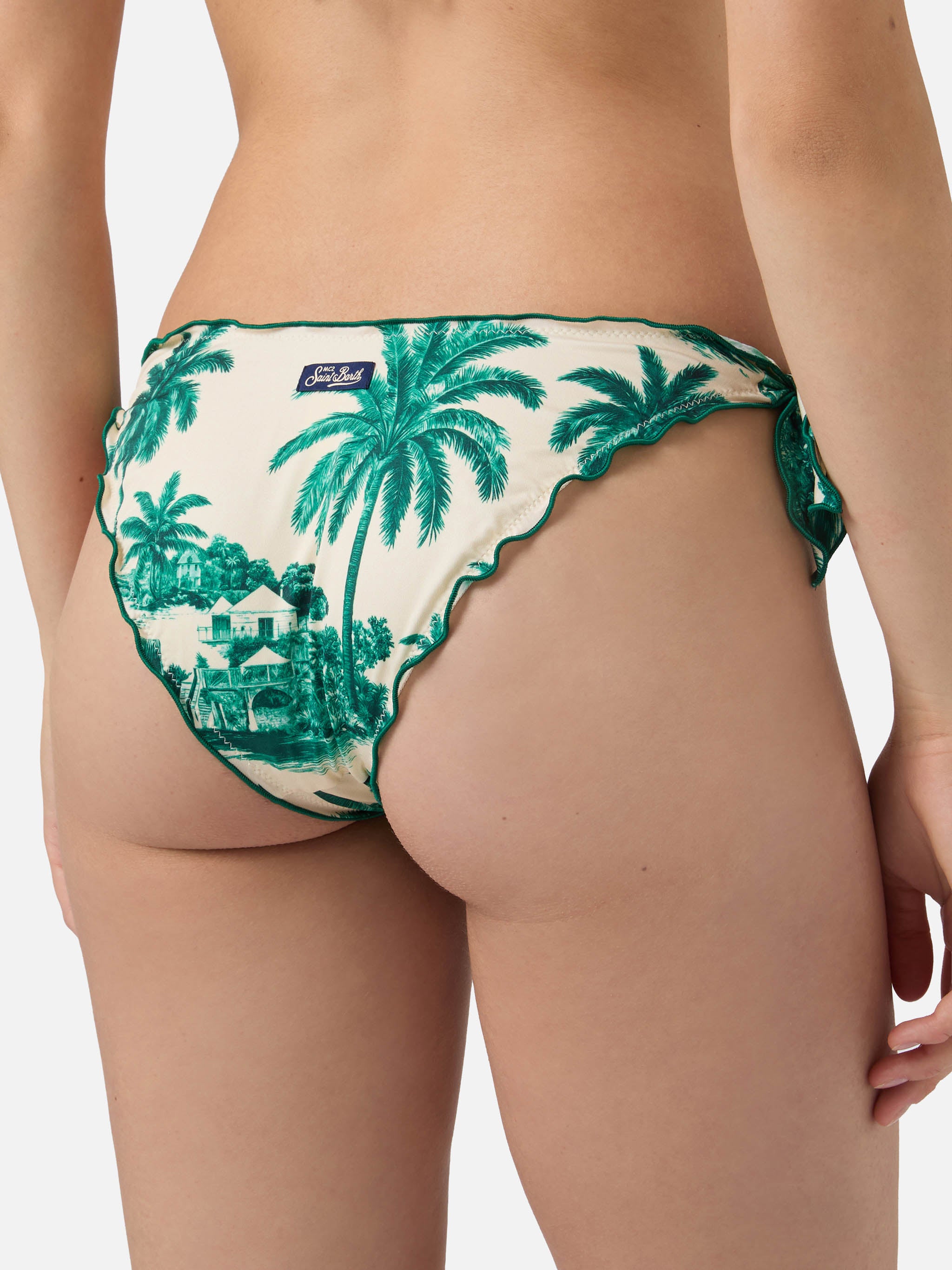mc2-saint-barth-sarius-bikini-triangolo-toile-de-jouy-verde-special-edition image 4