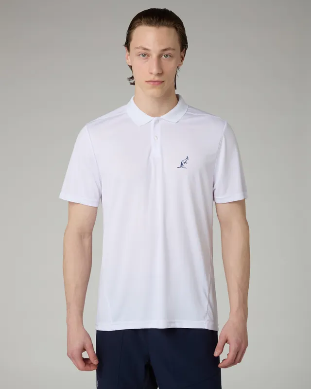 australian-court-polo-shirt-bianca-in-tessuto-ace-tecnico image 1