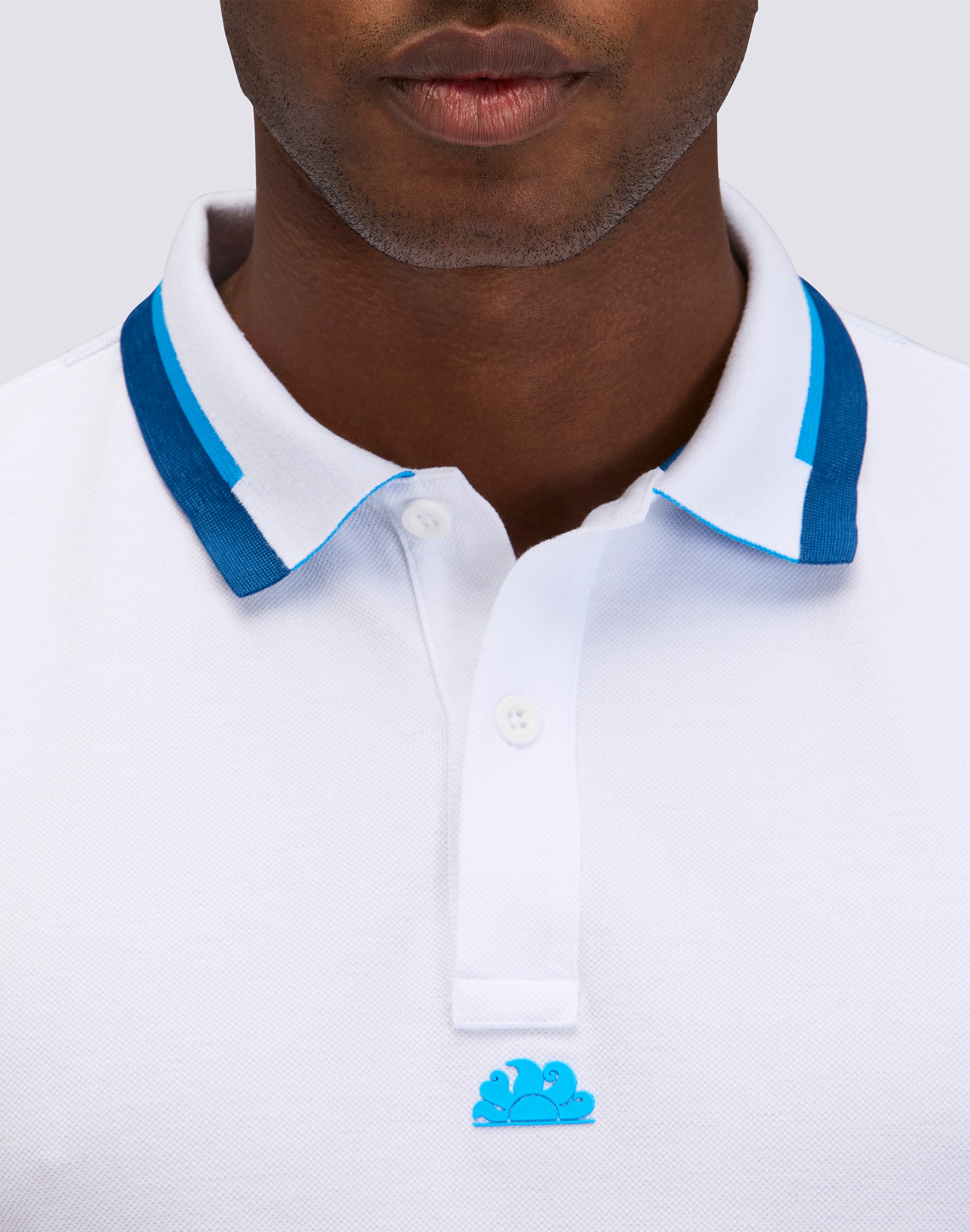 sundek-brice-polo-uomo-cotone-piquet-combinato image 3