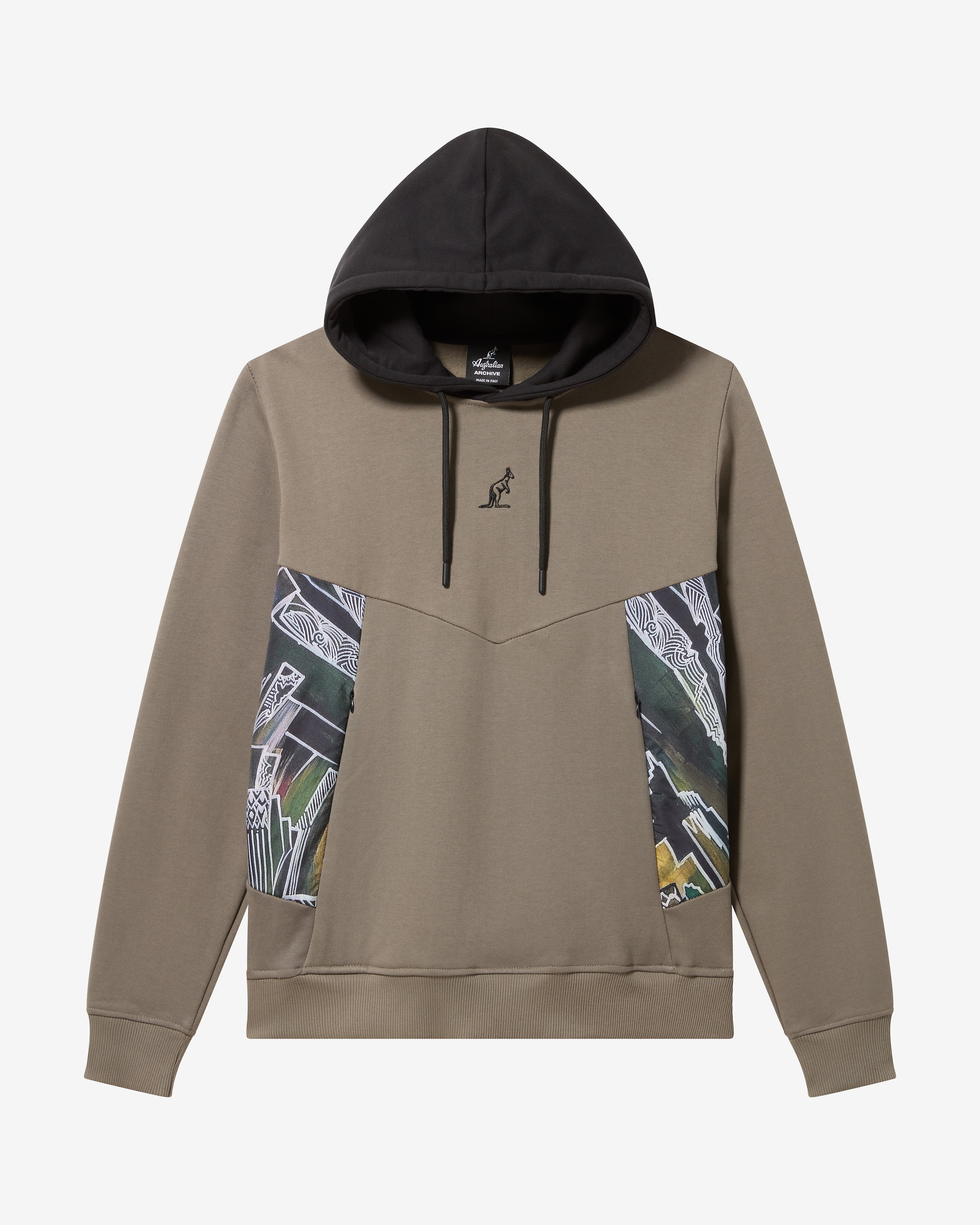 australian-cool-hoodie-felpa-con-cappuccio-in-cotone-con-zip-invisibili image 6
