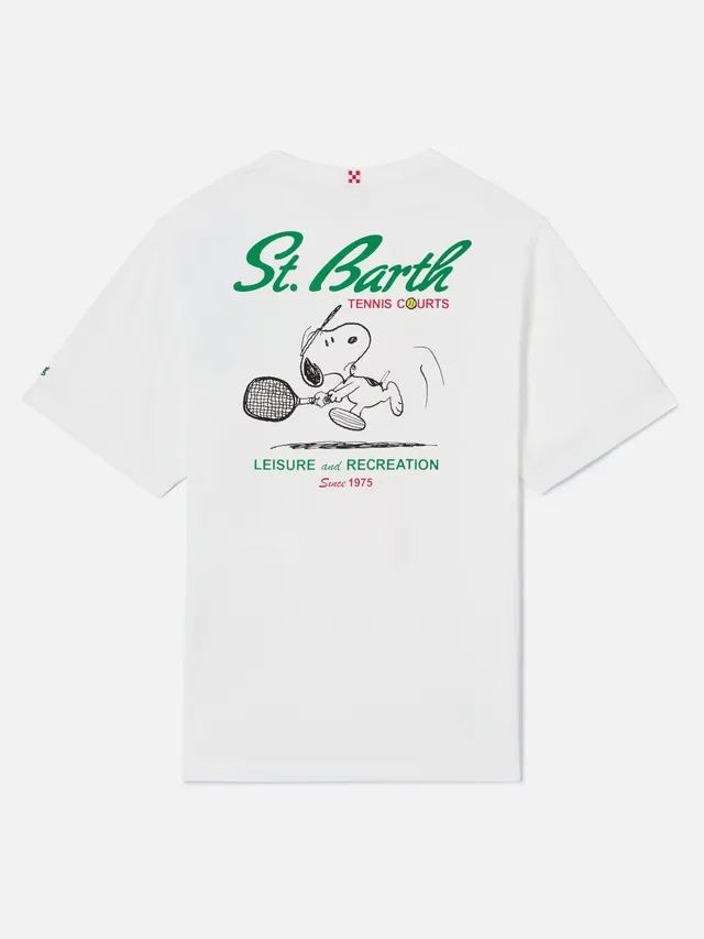 mc2-saint-barth-t-shirt-portland-snoopy-tennis-courts-bianca-special-edition-pea image 1