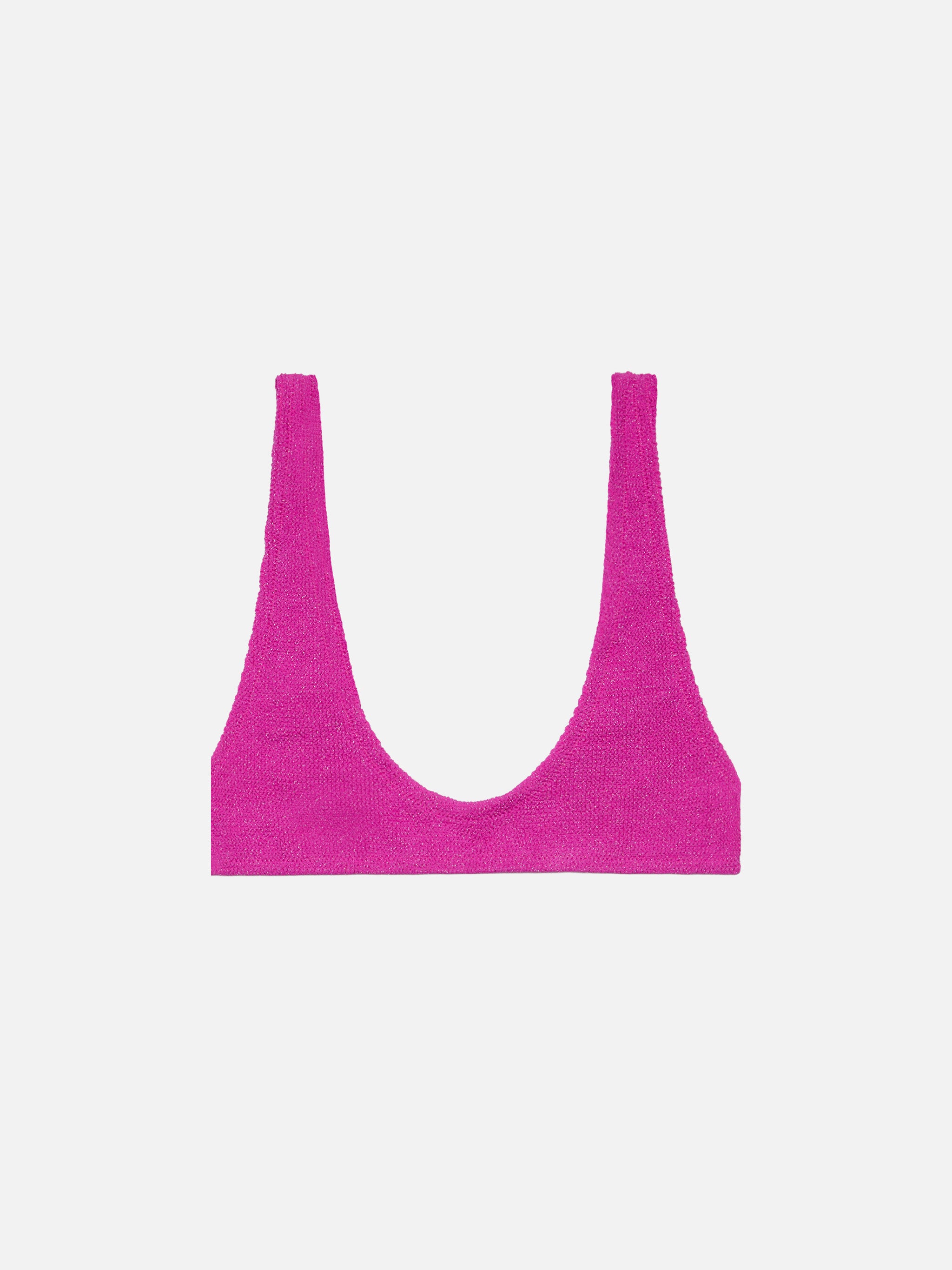 mc2-saint-barth-pamy-bralette-top-donna-crinkle-lurex-fucsia image 1