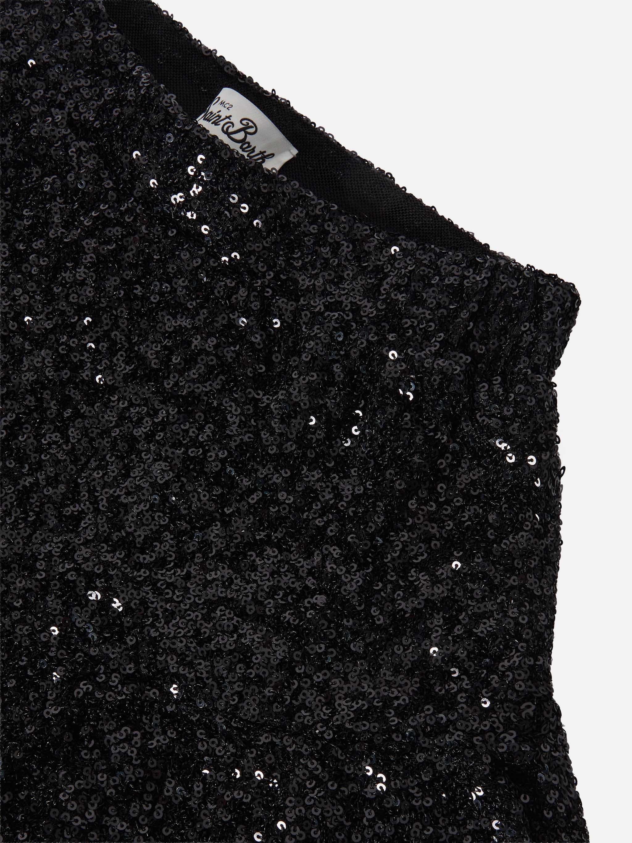 mc2-saint-barth-eivissa-jr-minigonna-in-paillettes-nera image 3