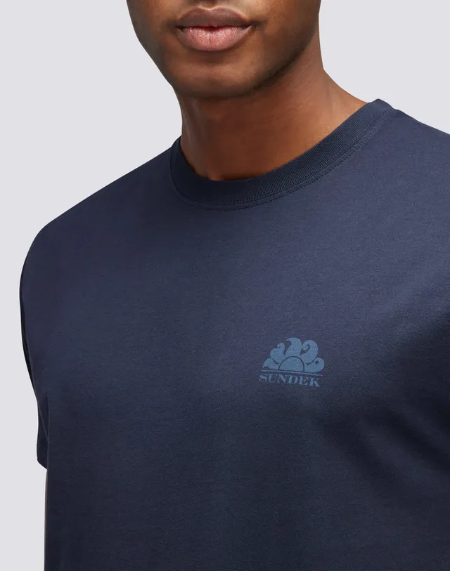 sundek-t-shirt-uomo-girocollo-cotone-con-logo image 1