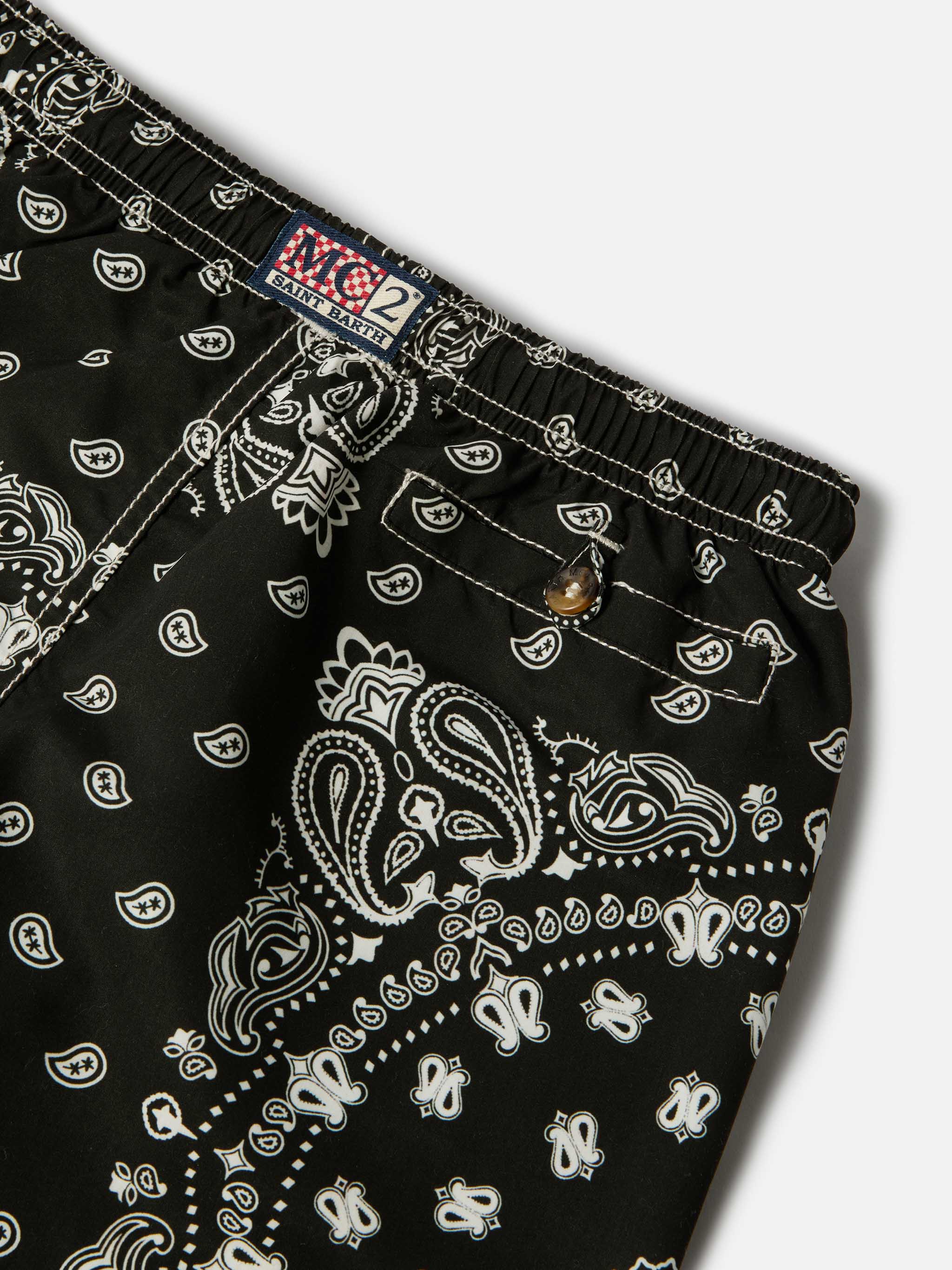 mc2-saint-barth-costume-caprese-jr-bambino-nero-stampa-bandana image 3