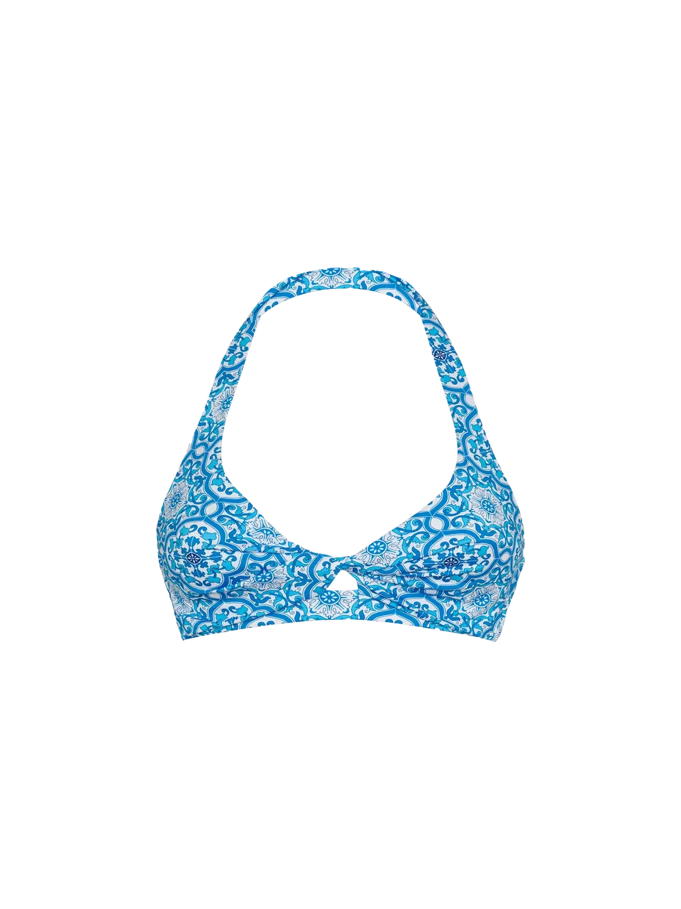 mc2-saint-barth-leda-top-bralette-triangolo-stampa-maiolica image 1