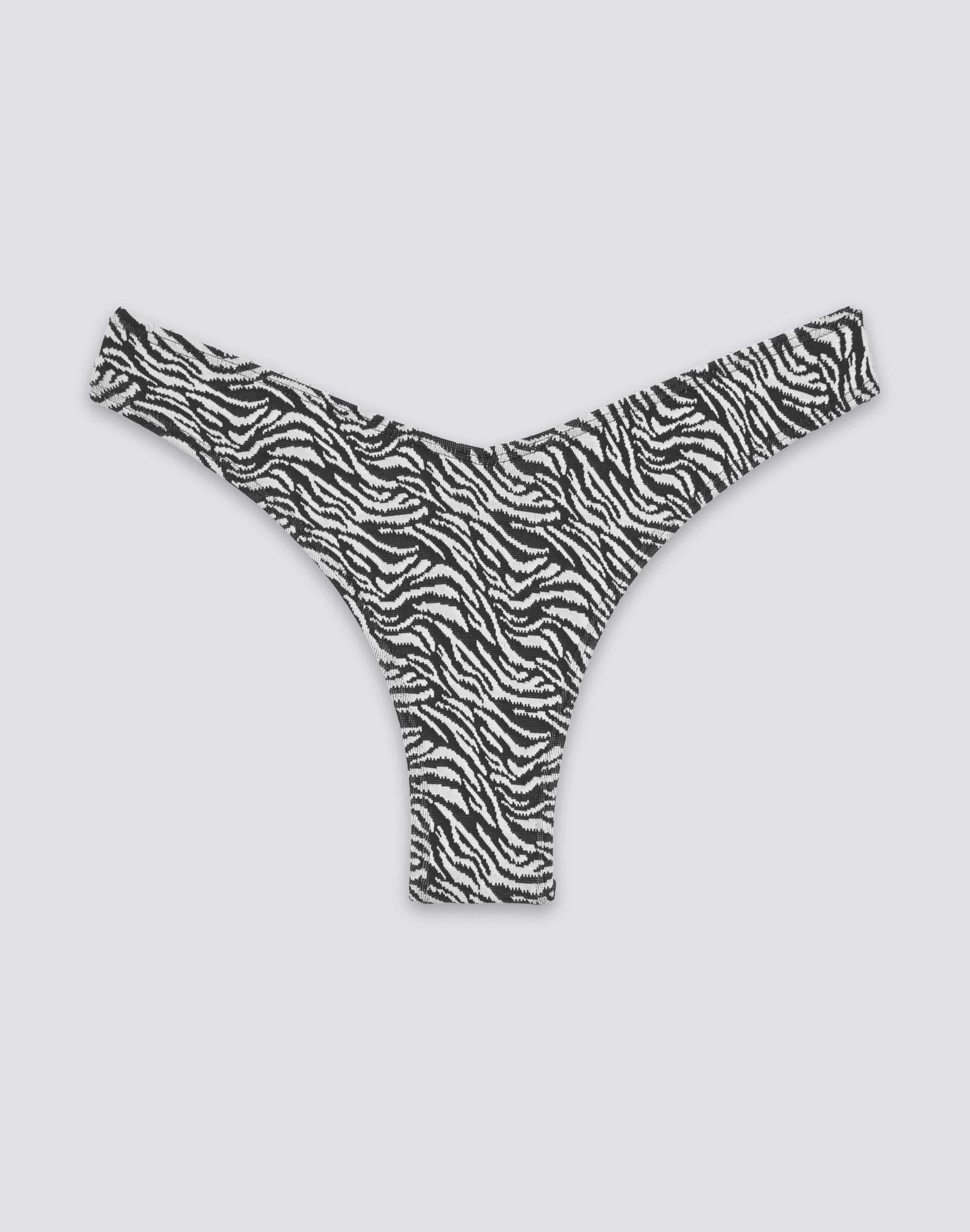 sundek-loren-slip-bikini-sgambato-donna-fantasia-zebrata image 1
