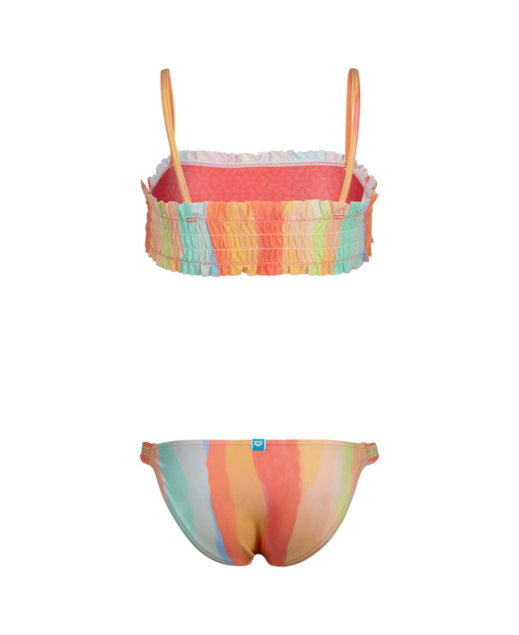 arena-water-print-bikini-bandeau-due-pezzi-bambina image 5