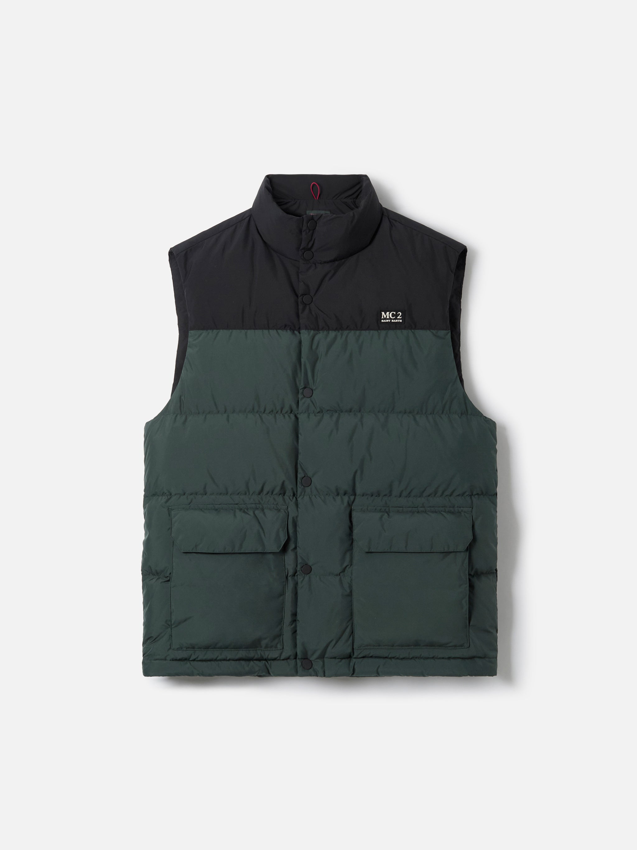 mc2-saint-barth-gilet-thunder-imbottito-verde-uomo image 7