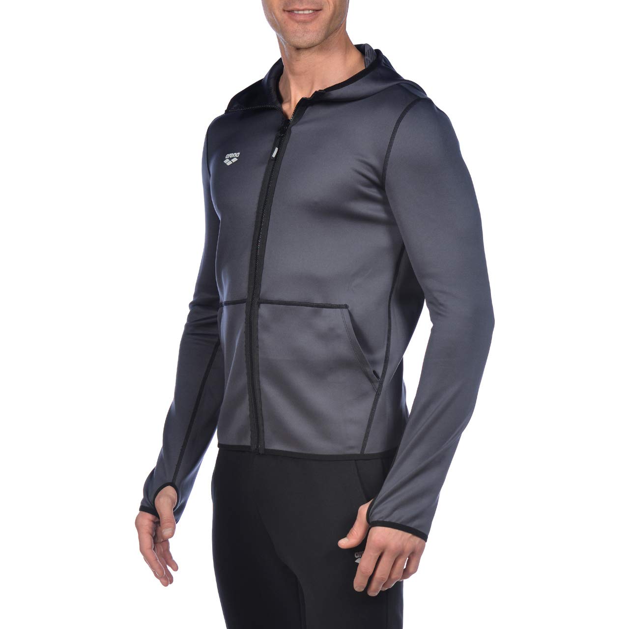 arena-m-spacer-giacca-reversibile-con-cappuccio-da-uomo image 2