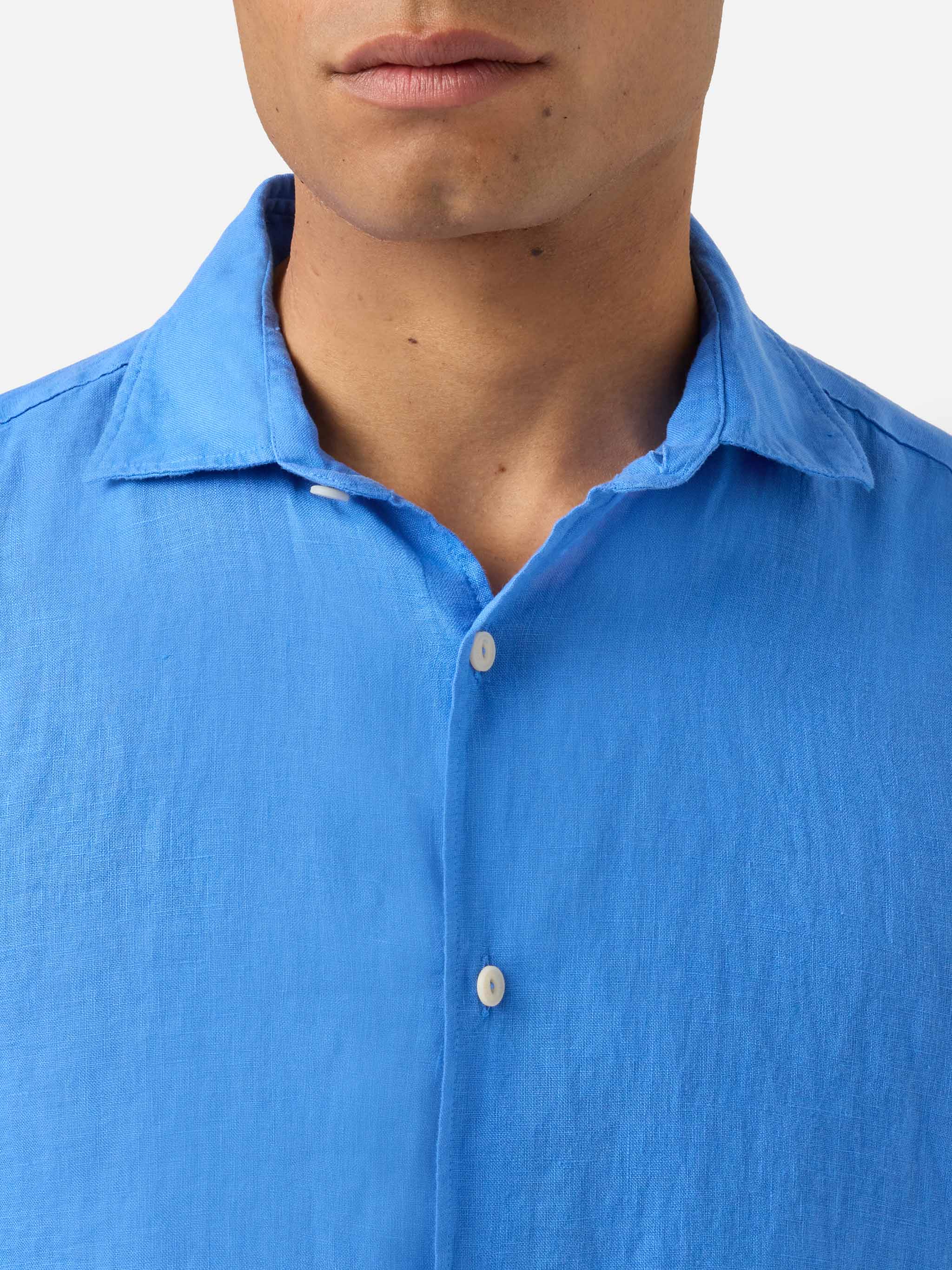 mc2-saint-barth-camicia-pamplona-in-lino-blu-tinta-unita image 3