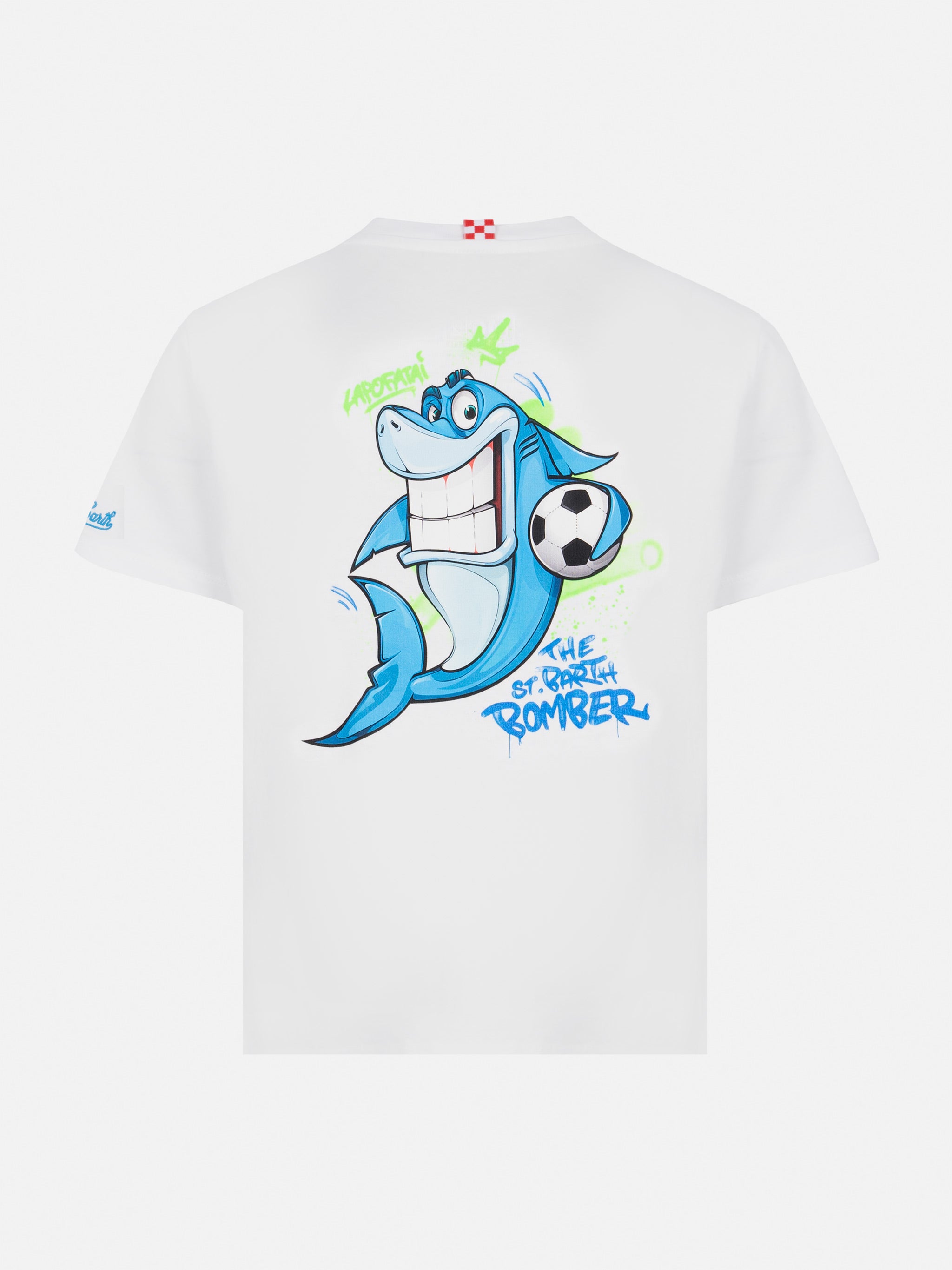 mc2-saint-barth-t-shirt-boy-cryptopuppets-special-edition-squalo-in-cotone-blu-n image 2