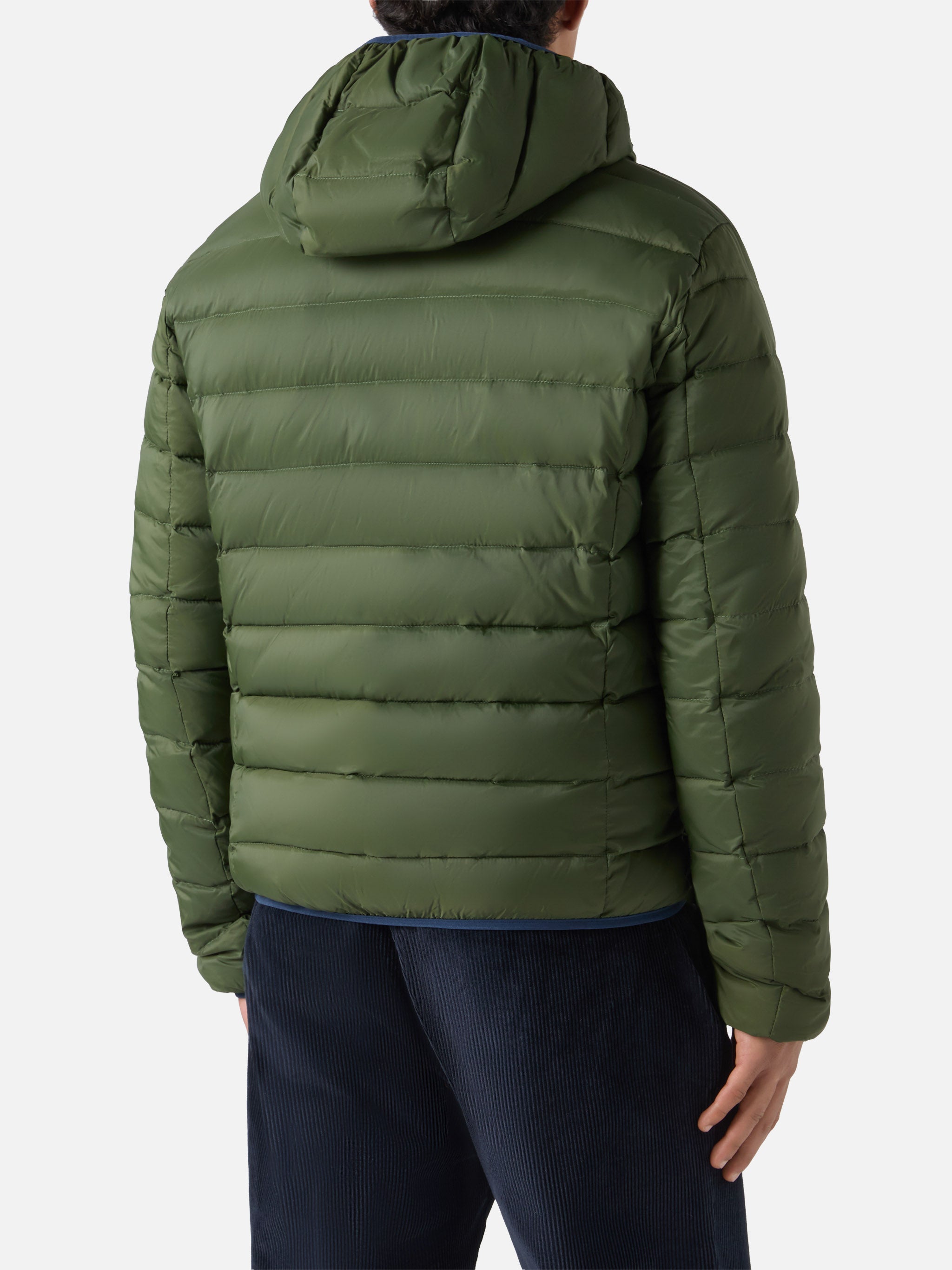 mc2-saint-barth-piumino-double-face-courchevel-uomo-verde-militare-reversibile image 6