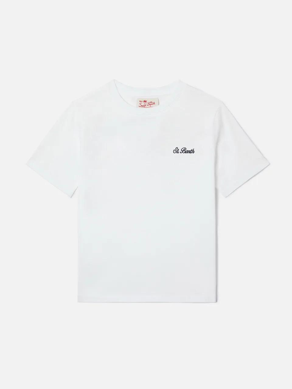 mc2-saint-barth-t-shirt-dover-jr-bambino-cotone-bianco-logo-ricamato image 1