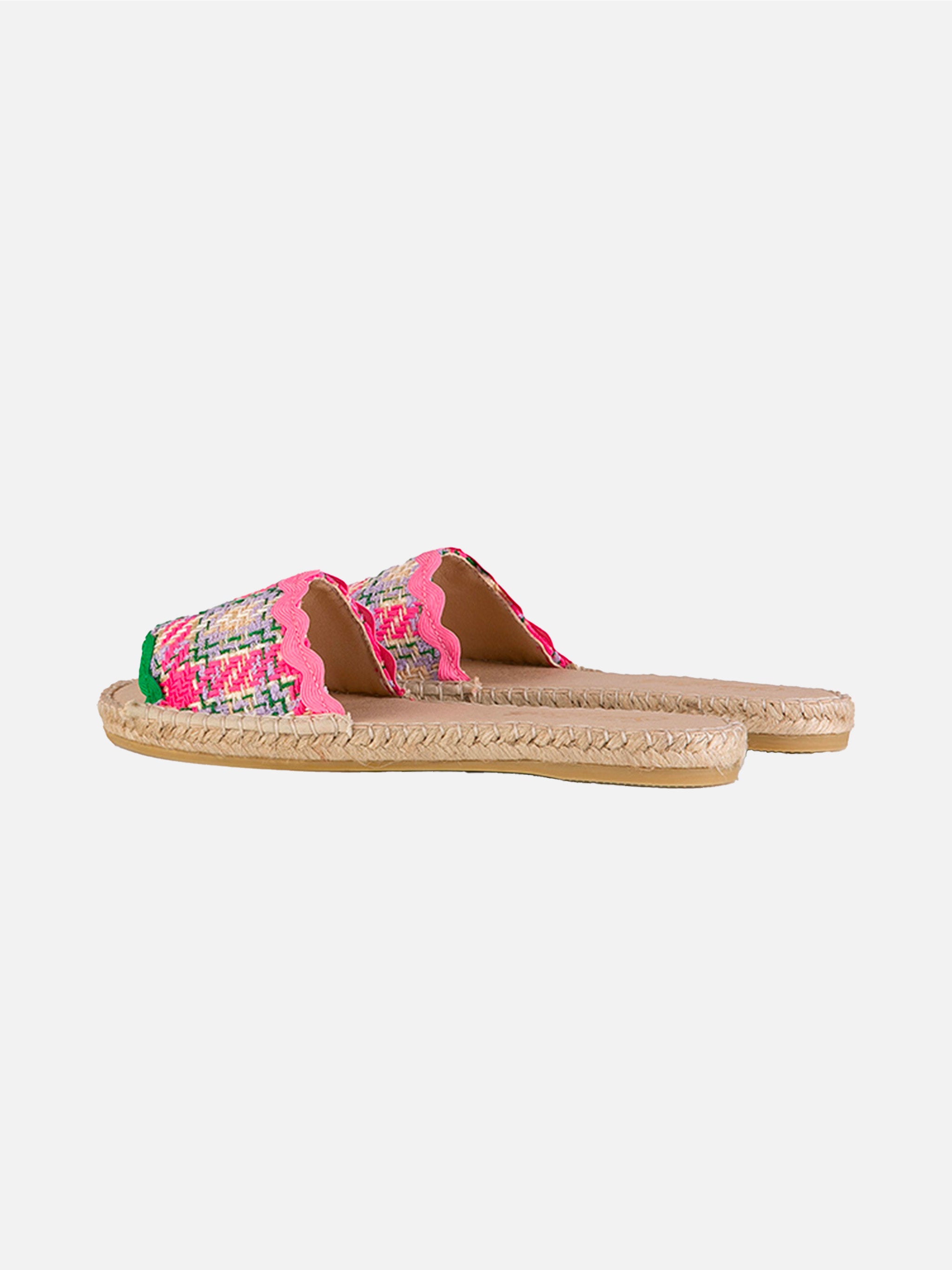 mc2-saint-barth-luz-wave-espadrillas-slide-donna-tweed-multicolor image 3