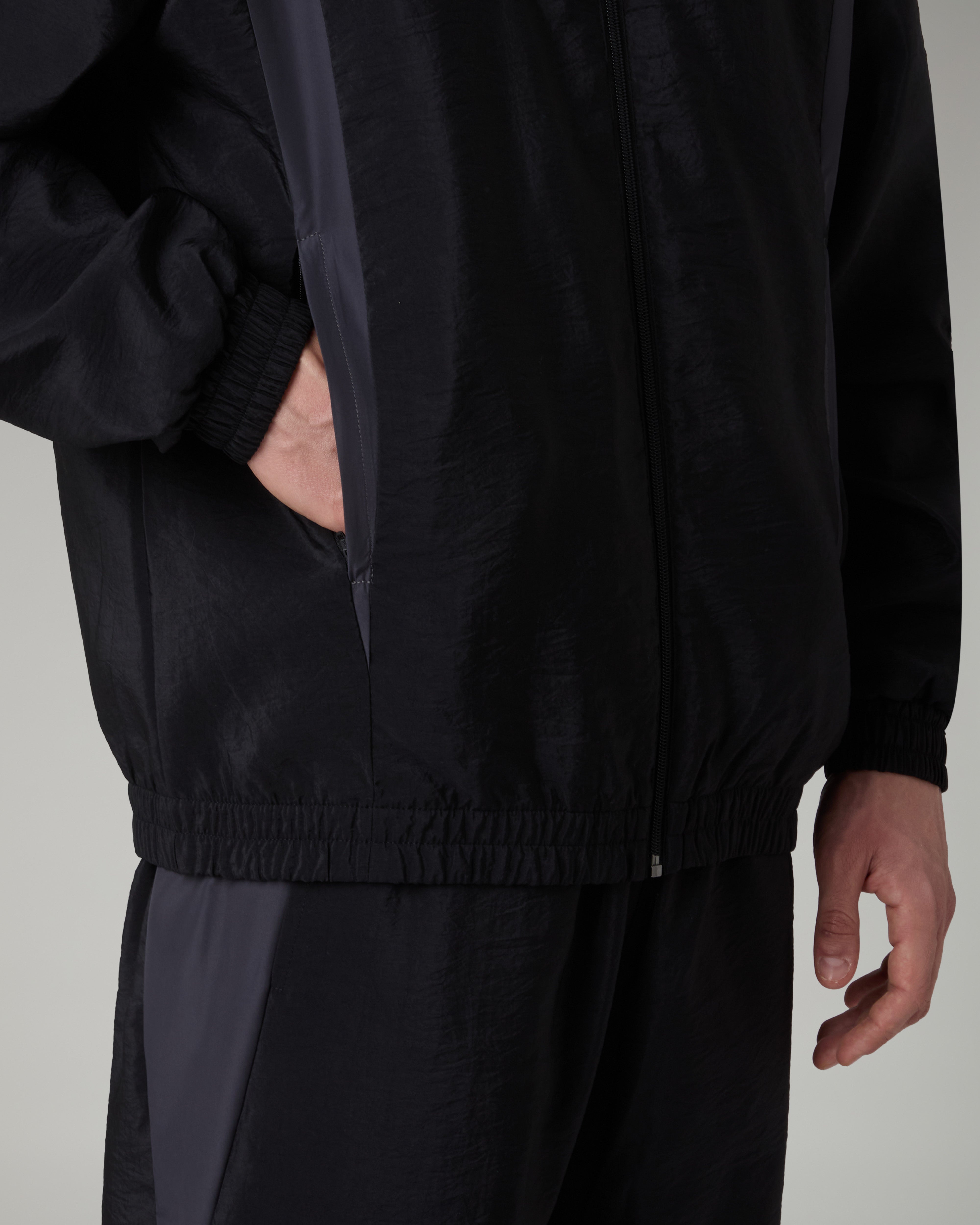 australian-poison-track-jacket-cappuccio-full-zip-nera image 5
