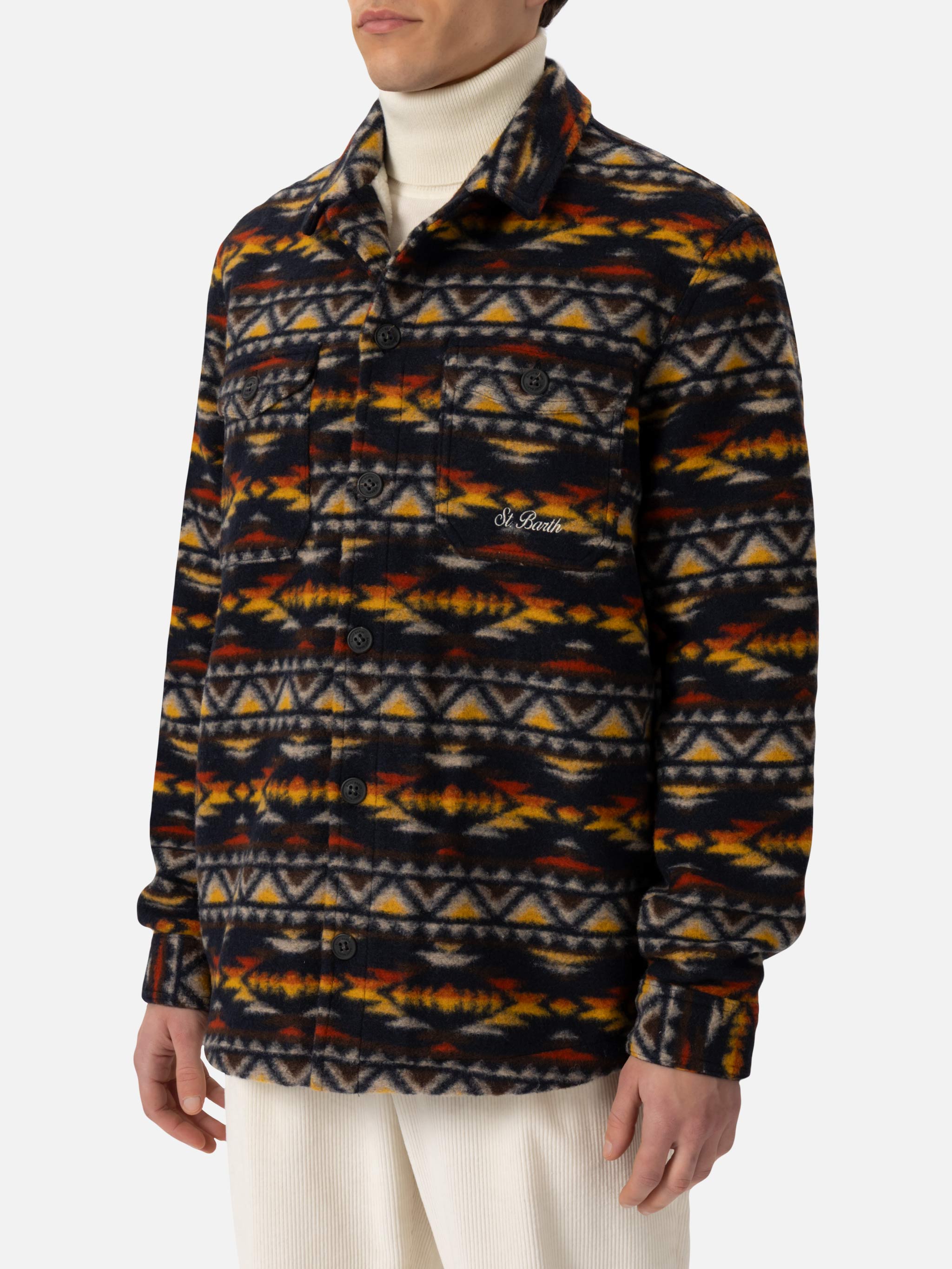 mc2-saint-barth-giacca-landeck-in-misto-lana-fantasia-navajo-uomo-vestibilit-reg image 1