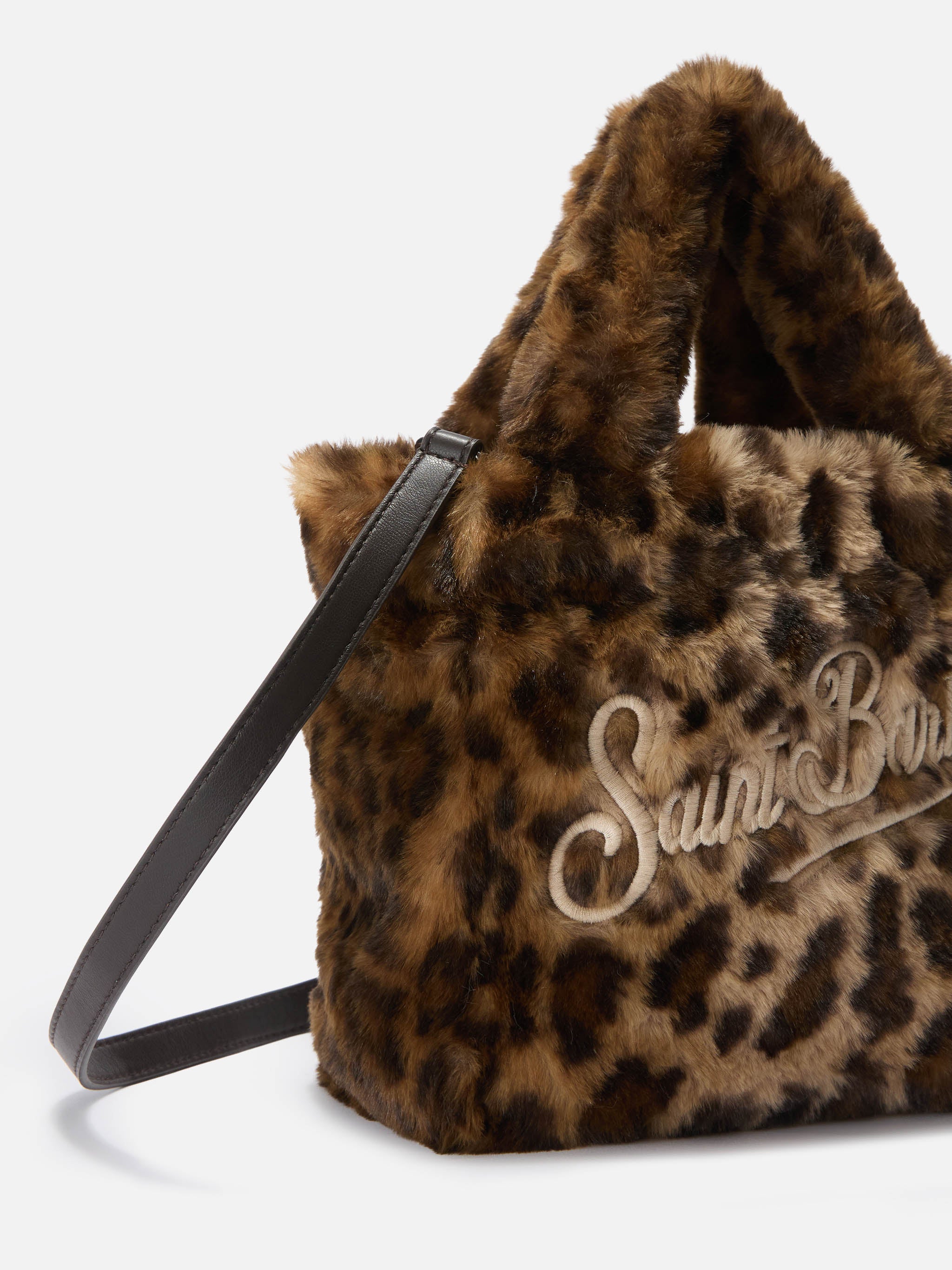 mc2-saint-barth-borsa-a-mano-vanity-mini-soft-in-faux-fur-leopardato-con-tracoll image 3