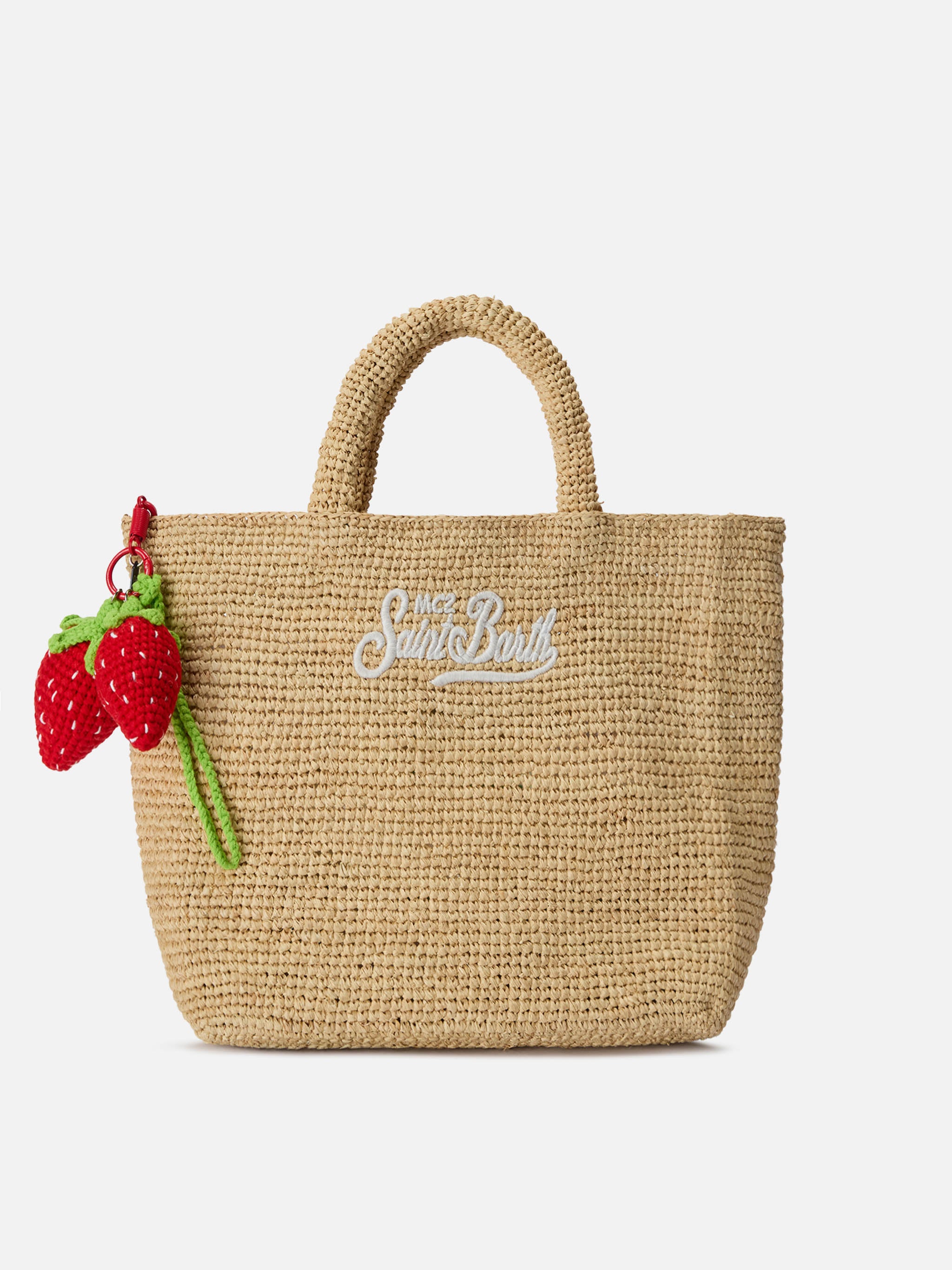 mc2-saint-barth-funny-charm-borsa-fragole-crochet-rosso image 2