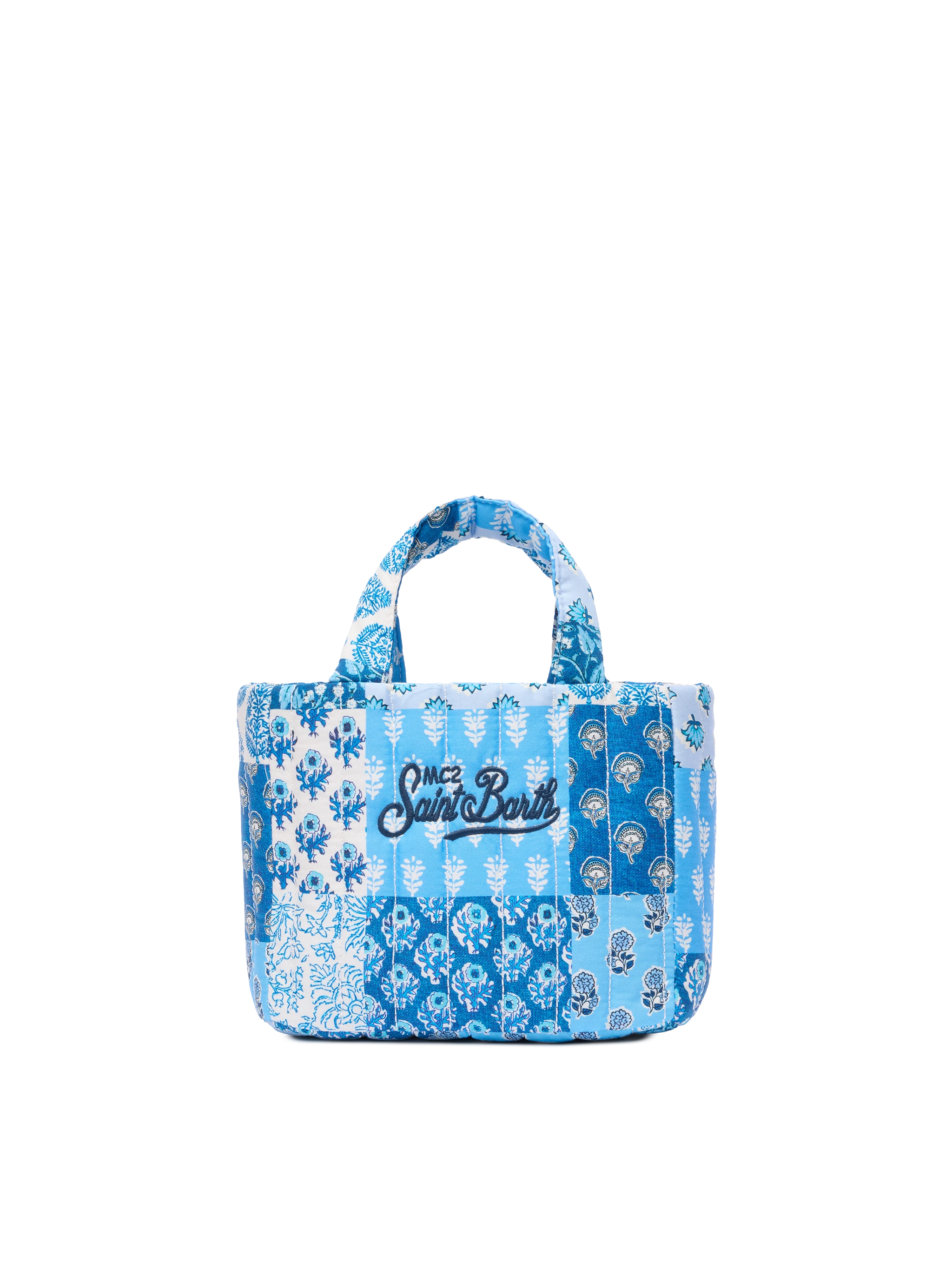 mc2-saint-barth-soft-tote-mini-bag-trapuntata-fiori-blu image 1