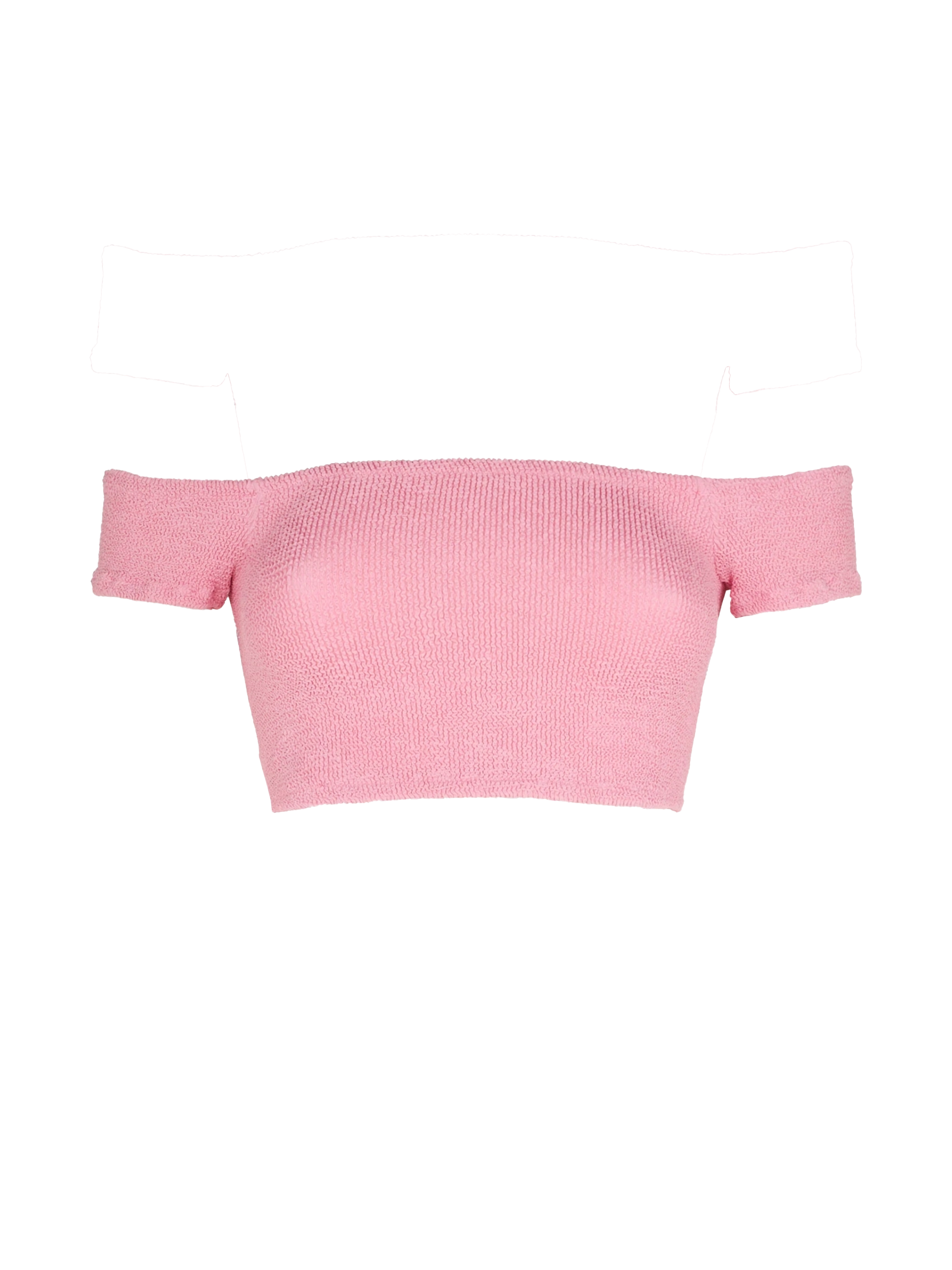 mc2-saint-barth-zena-top-bikini-crinkle-rosa-tinta-unita image 1
