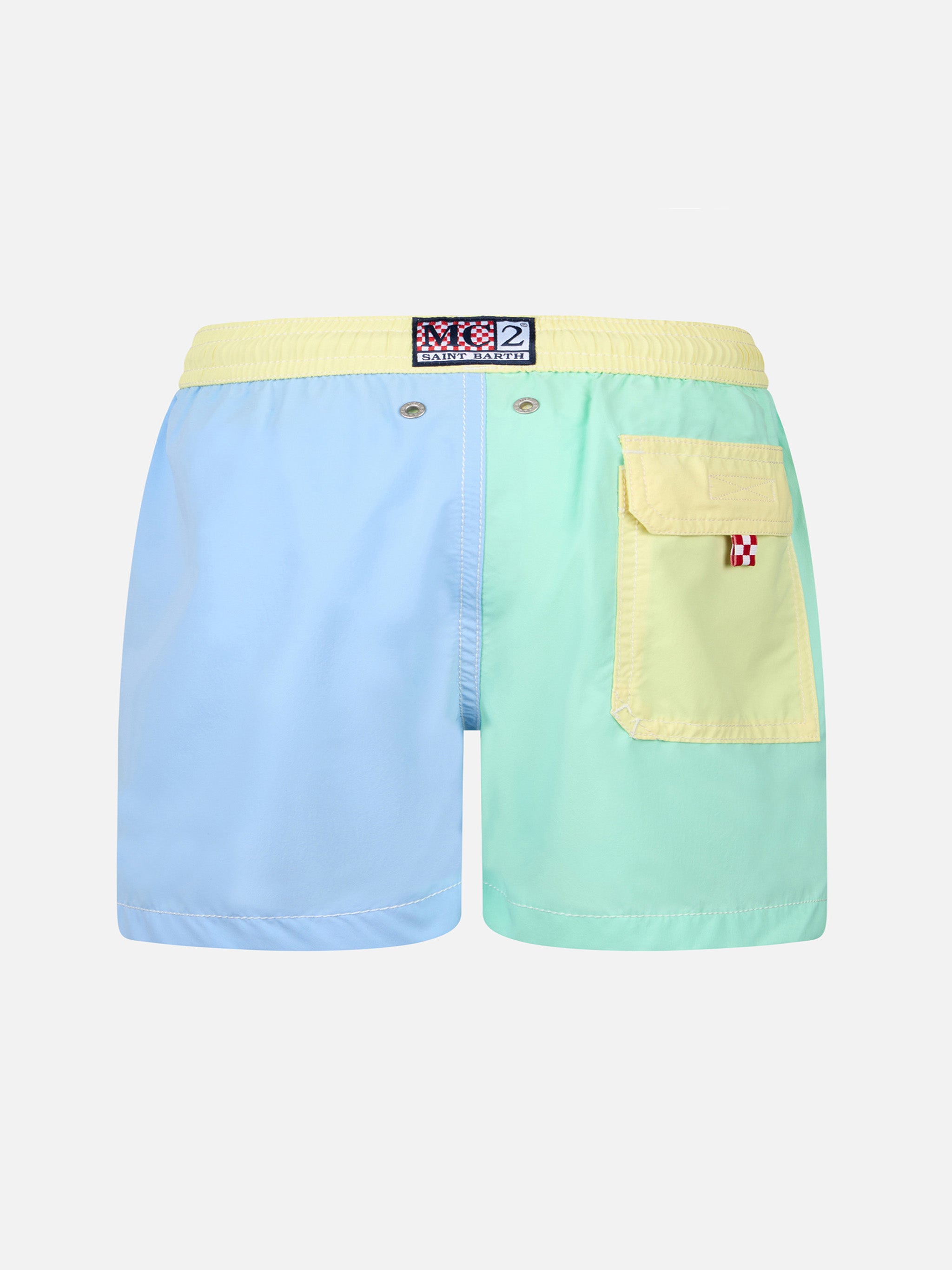 mc2-saint-barth-costume-da-bagno-bambino-patmos-jr-color-block-a-media-lunghezza image 2