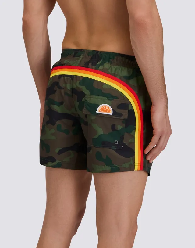 sundek-iconic-costume-mare-uomo-corto-camou-in-poliestere-riciclato-repreve image 1