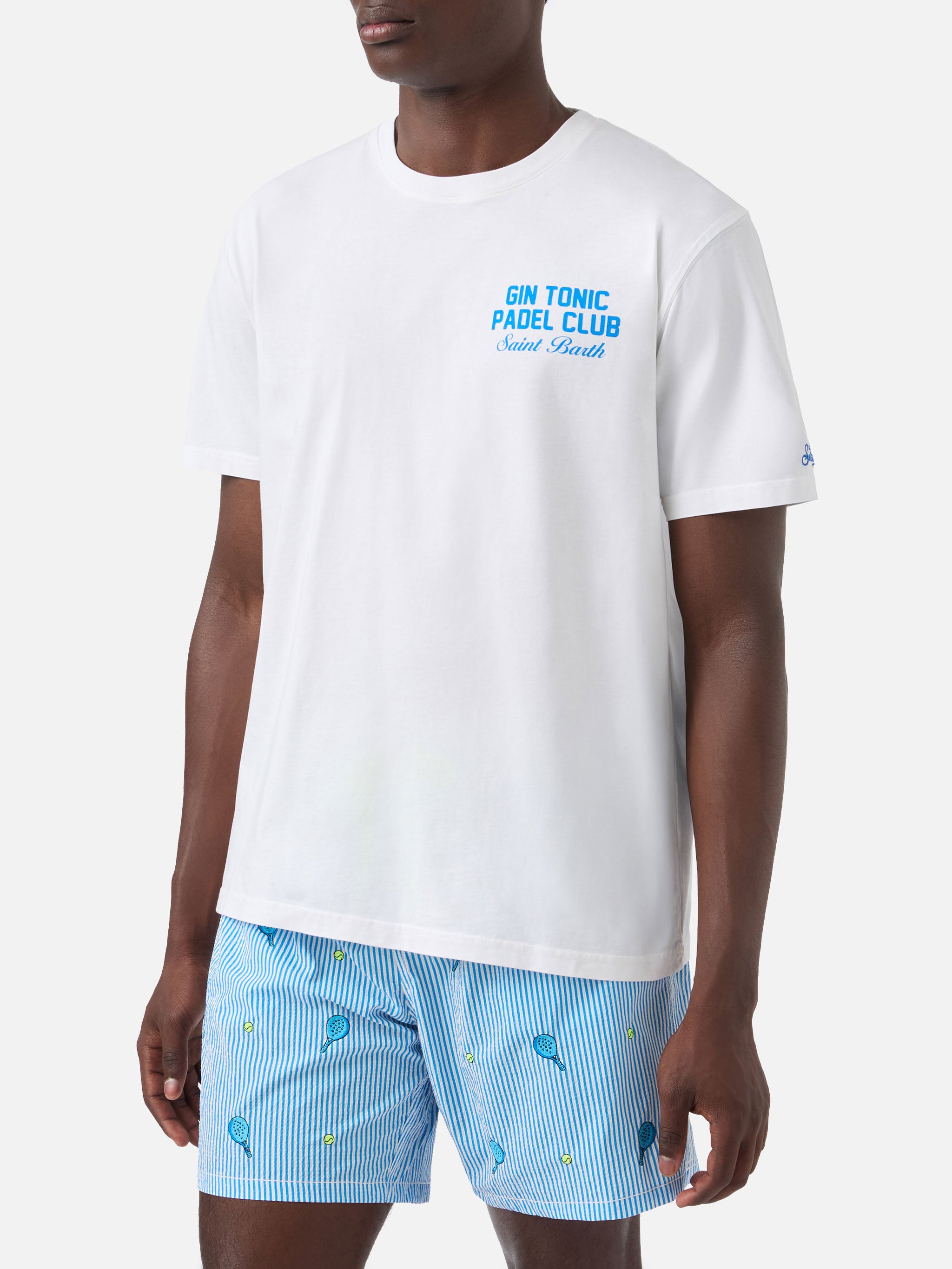 mc2-saint-barth-portland-prl0002-t-shirt-uomo-bianca-gin-tonic-padel-club image 2