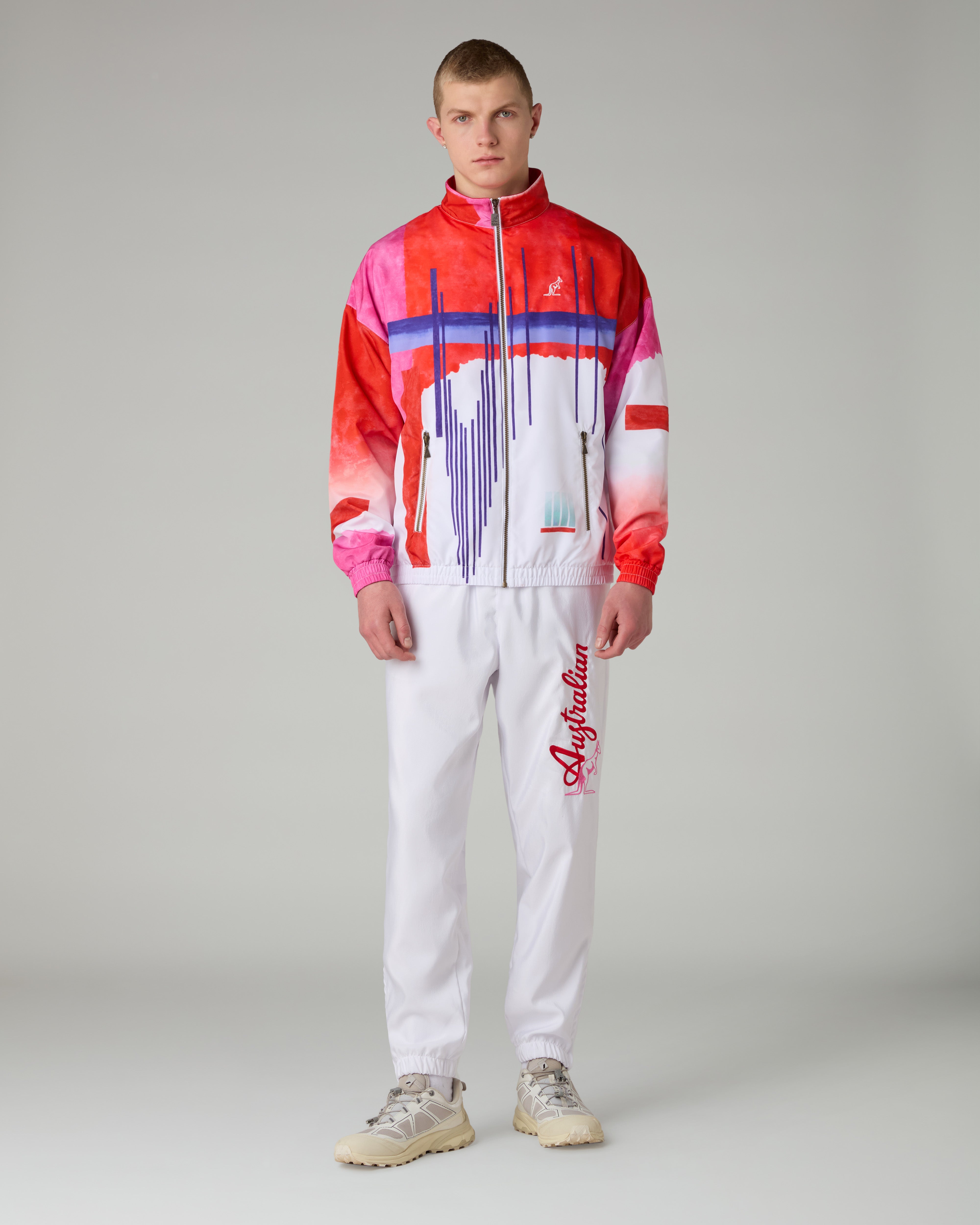 australian-goran-bumper-track-pant-pantalone-antibes-bianco-mesh image 2