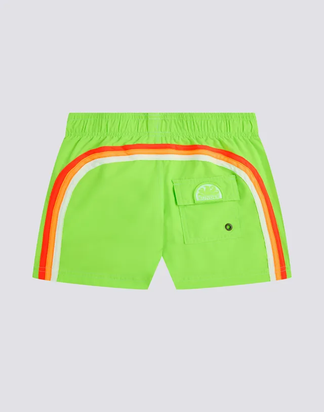 sundek-costume-da-bagno-bambino-corto-con-arcobaleno-in-repreve image 1