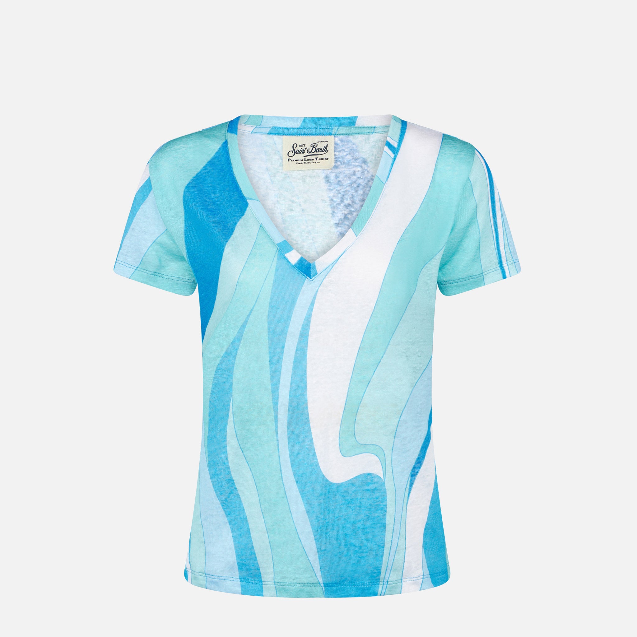mc2-saint-barth-t-shirt-eloise-in-lino-onde-multicolor-blu image 4