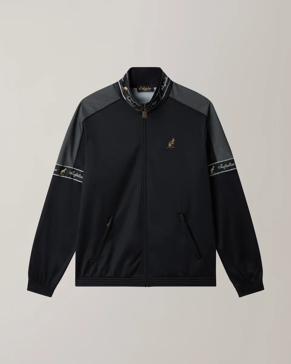 australian-black-tape-track-jacket-giacca-acetato-nera-full-zip image 1